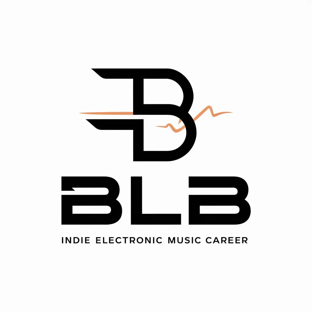 LOGO-Design-For-BLB-Indie-Electronic-Music-Vibes-with-Clear-Background