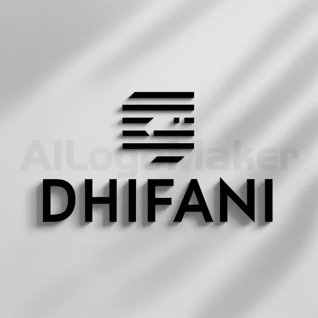 a logo design,with the text "Dhifani", main symbol:software,Moderate,clear background