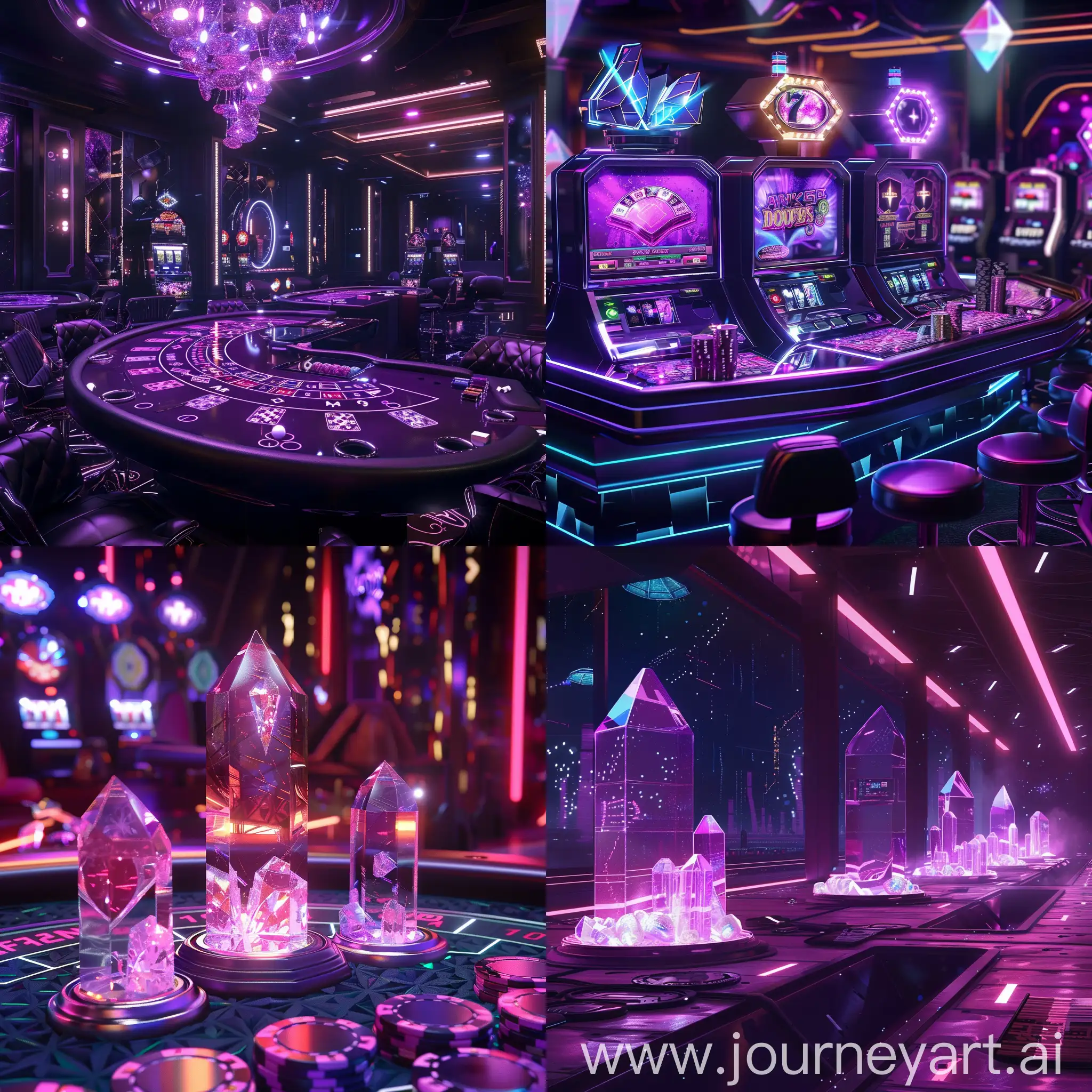 казино кристалл темно фиолетовый киберпанк