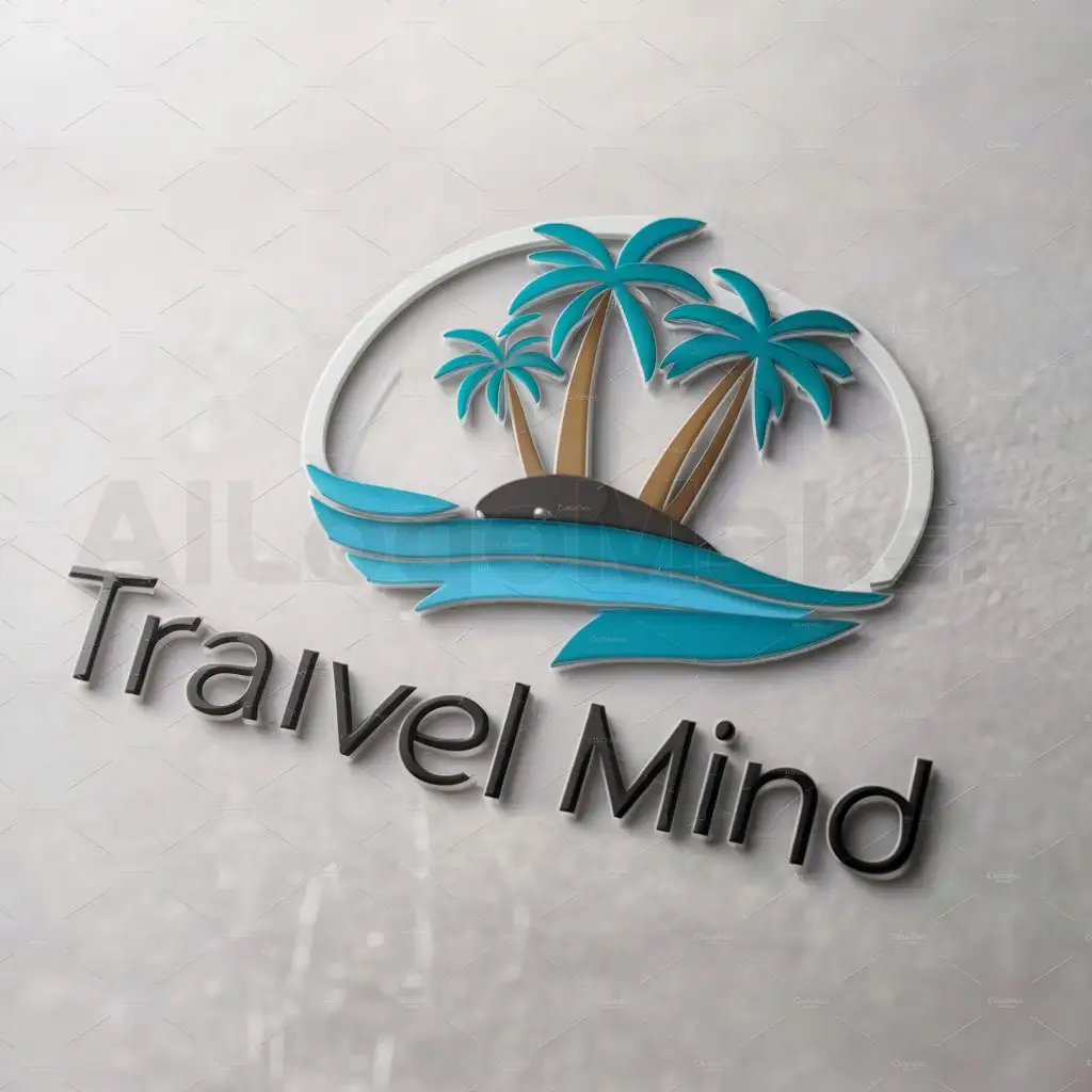 LOGO-Design-For-Travel-Mind-Island-Inspired-Symbol-for-the-Travel-Industry