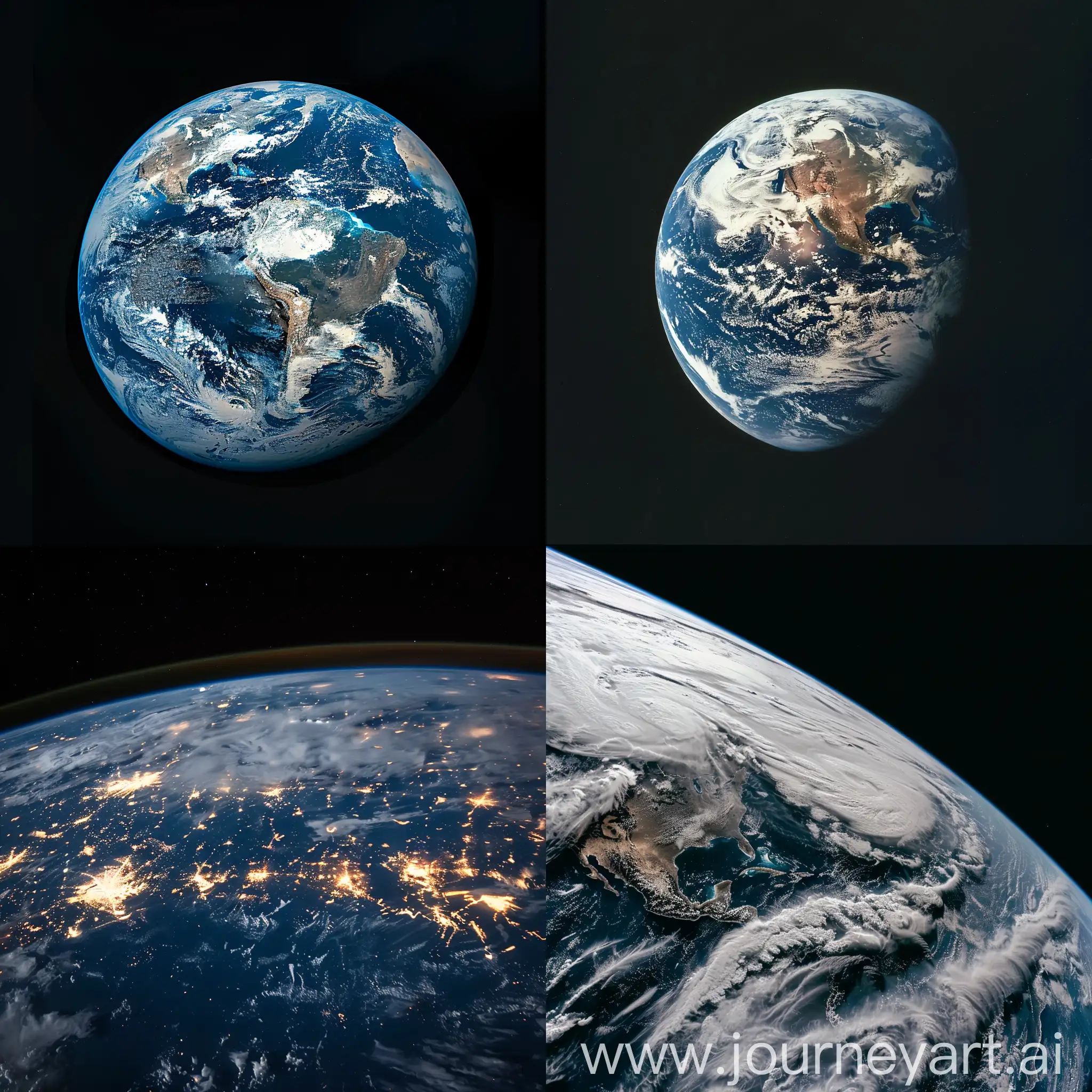 a realtime photo of the earth from space