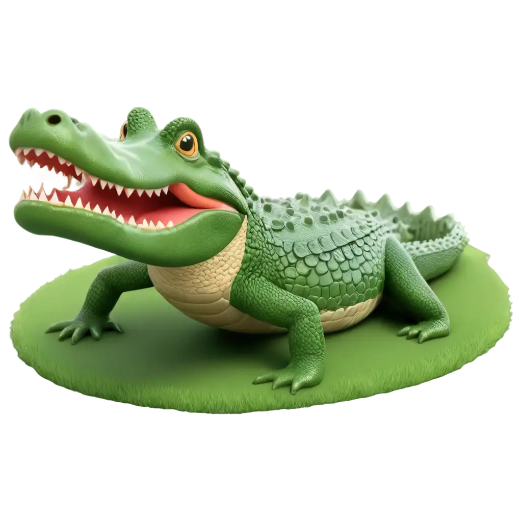 cute realsistic crocodile 3d Model
