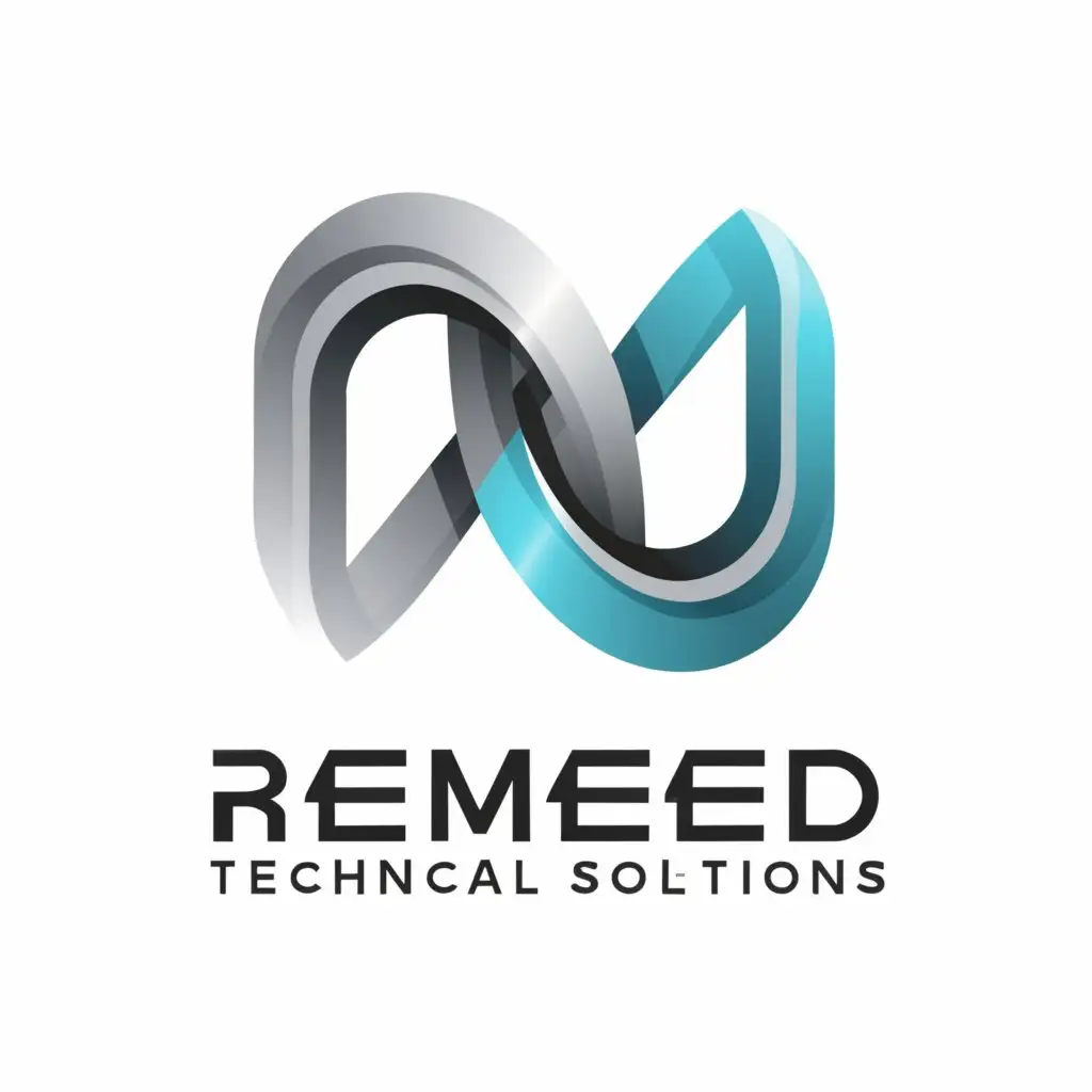 LOGO-Design-For-Remed-Technical-Solutions-Clean-Text-with-Symbol-Reflecting-Healthcare-and-Technology