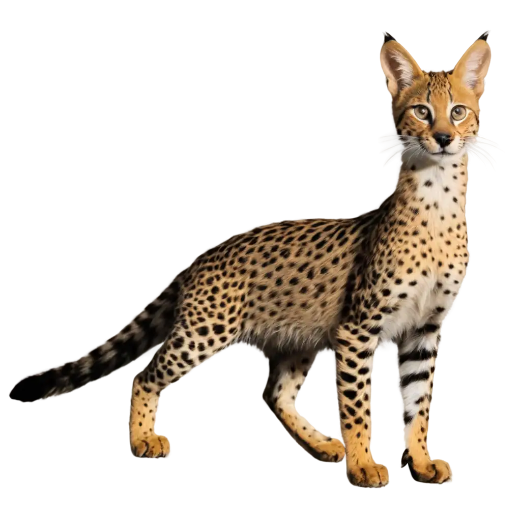 Chat-Serval-PNG-A-Captivating-Feline-Conversation-in-HighQuality-Format