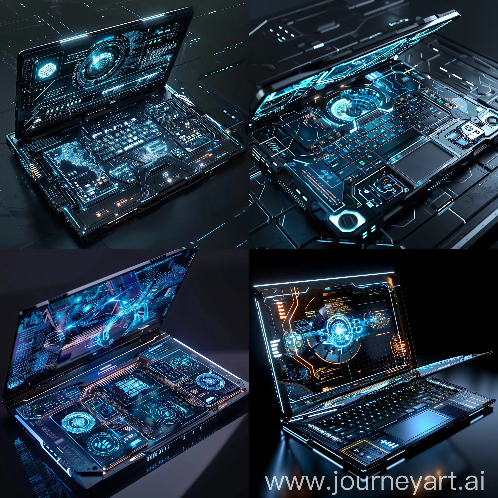 Futuristic-SciFi-Laptop-with-Quantum-Processors-and-Holographic-Displays