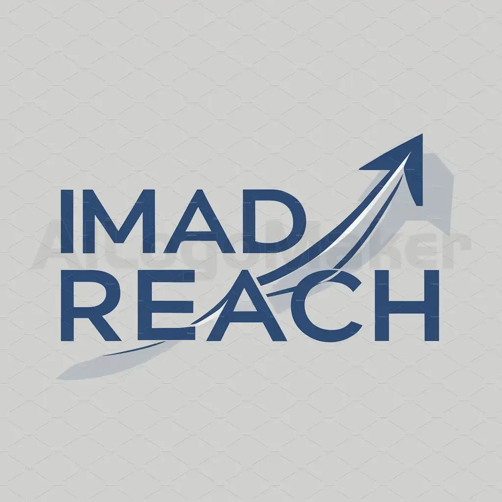 a logo design,with the text "IMAD REACH", main symbol:i need a logo creative for my marketing business,Moderate,clear background