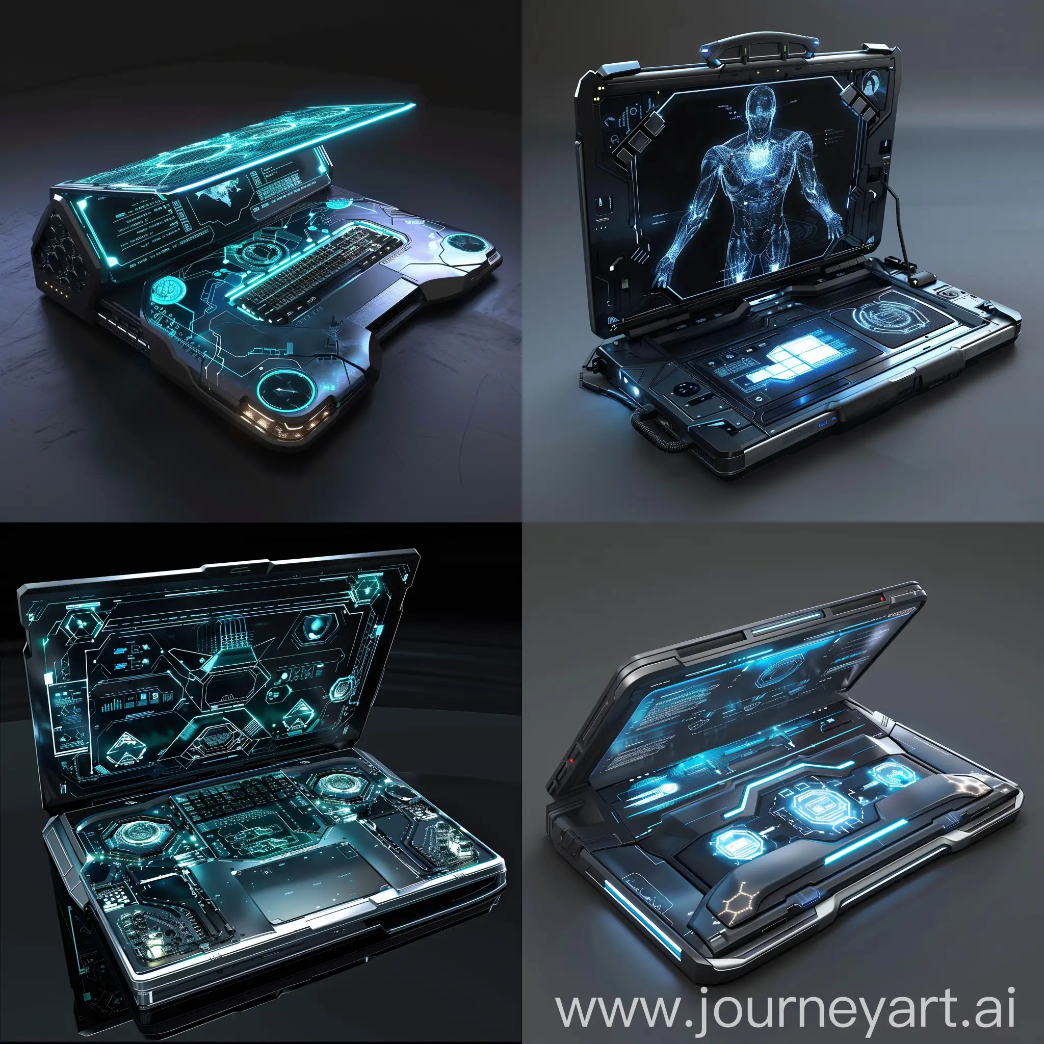 Futuristic-SciFi-Laptop-with-Quantum-Processor-and-Holographic-Displays