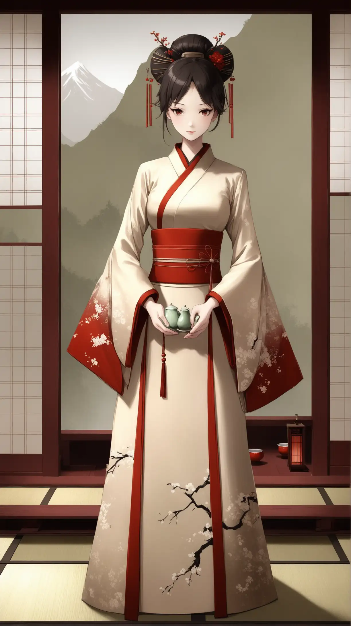 Tea Ceremony Dress with Western Influences