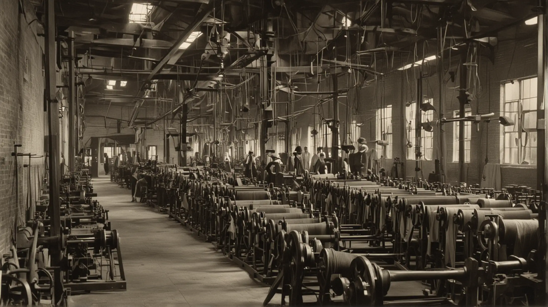 Historic Small Textile Mill in the 20th Century