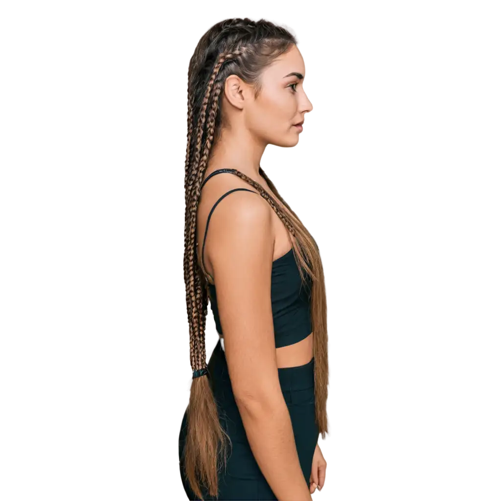 Captivating-PNG-Image-Girl-with-Braids-Illustrating-Charm-and-Elegance