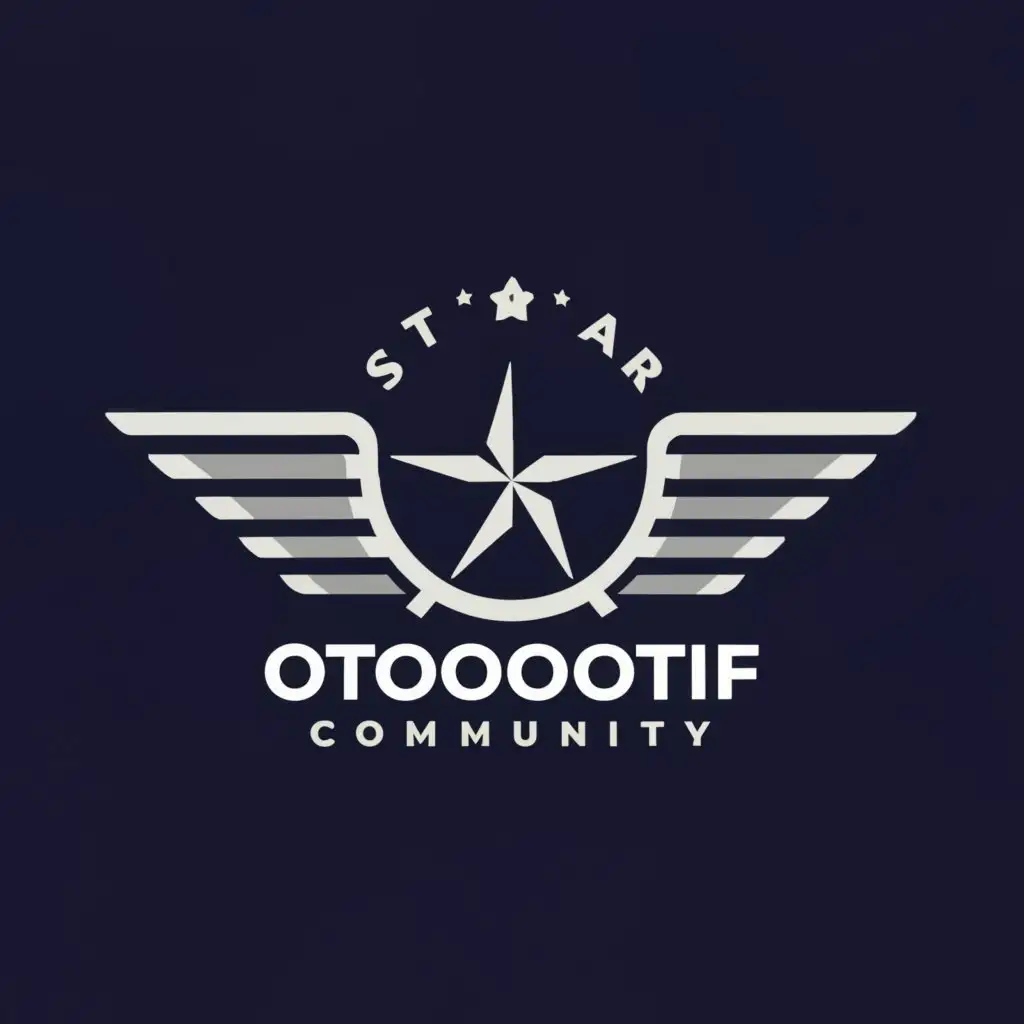 a logo design,with the text "star otomotif community", main symbol:otomotif community,Moderate,clear background