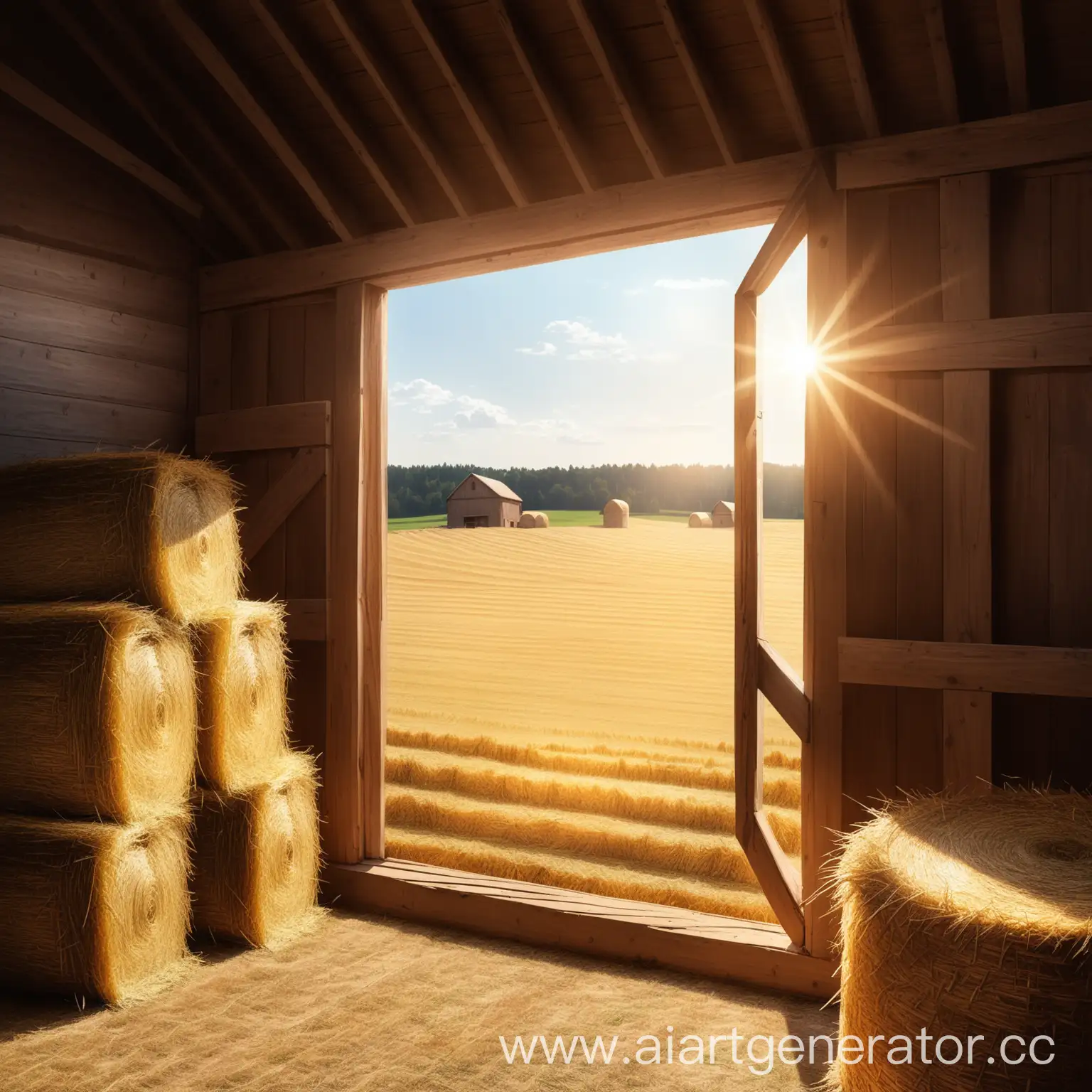 Rural-Granary-Bathed-in-Sunlight