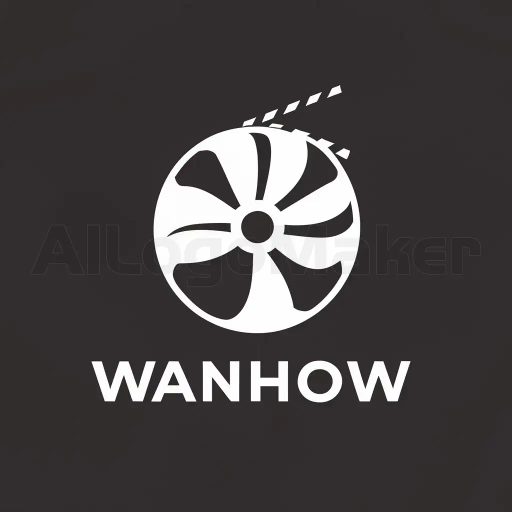 a logo design,with the text "Wanshow", main symbol:Movie,Moderate,be used in Entertainment industry,clear background