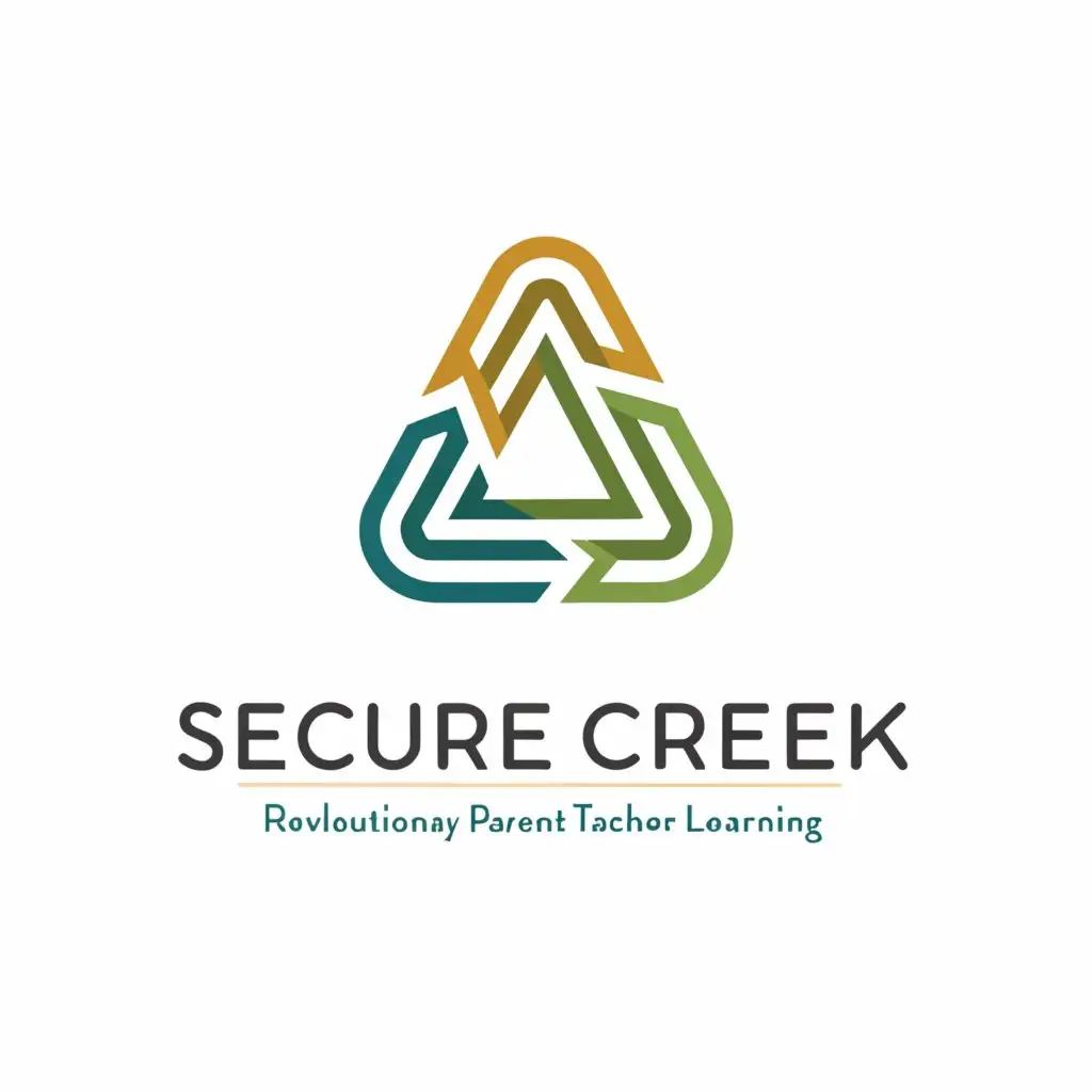 a logo design,with the text "Secure Creek", main symbol:We propose a revolutionary approach to education: the parent-teacher DAO. This Web3 platform fosters collaboration, uses artificial intelligence for personalized learning, and fosters a stronger school community where all voices are heard.,Minimalistic,be used in Education industry,clear background