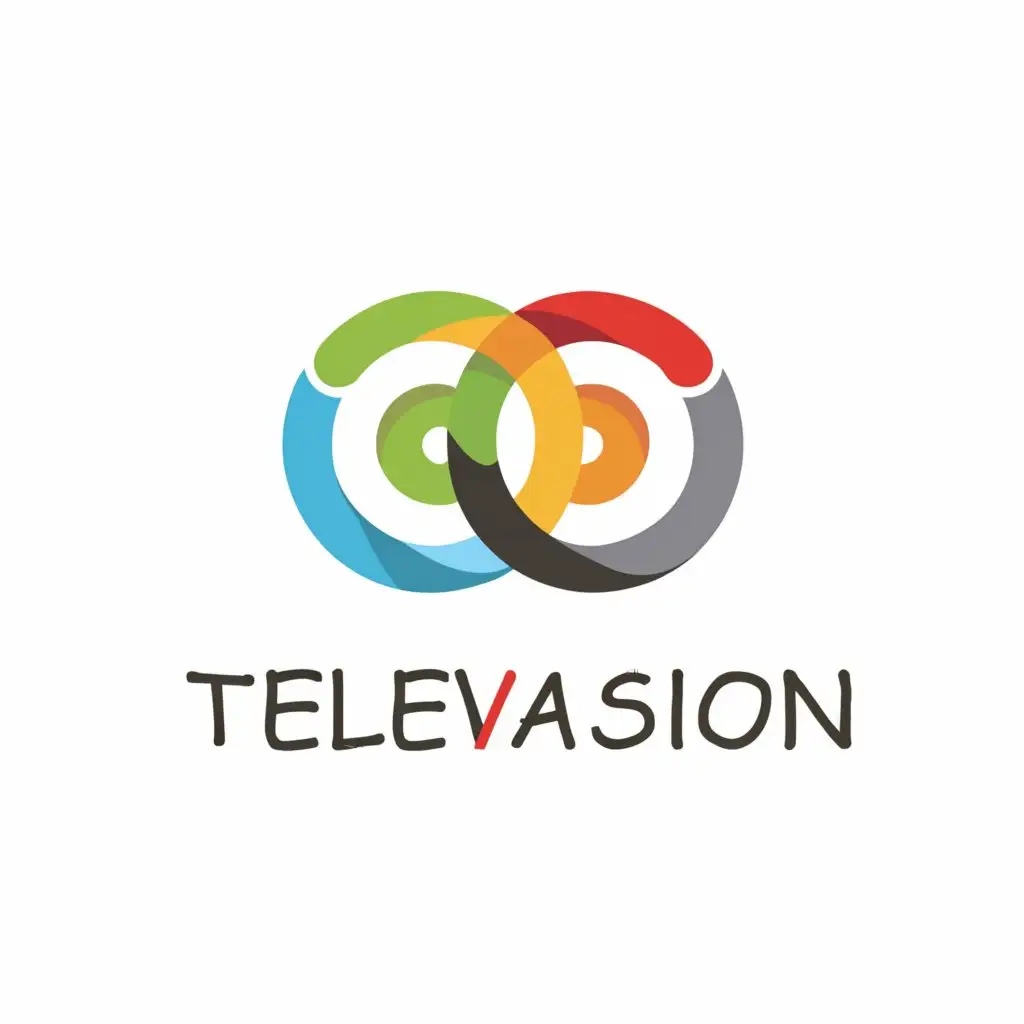 a logo design,with the text "Televasion", main symbol:RGB,Minimalistic,be used in Others industry,clear background