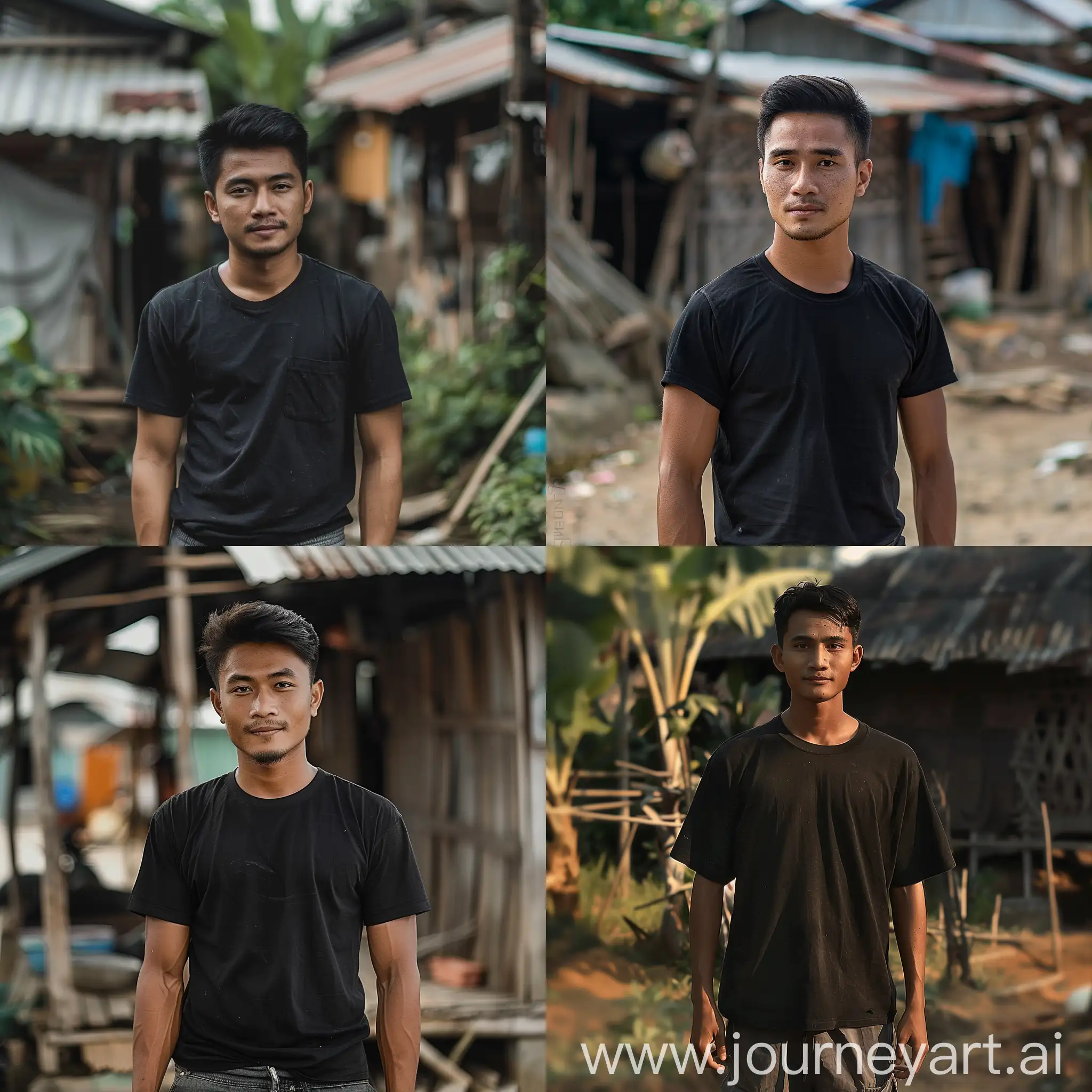 Confident-Indonesian-Young-Man-Standing-Proud-at-Camp