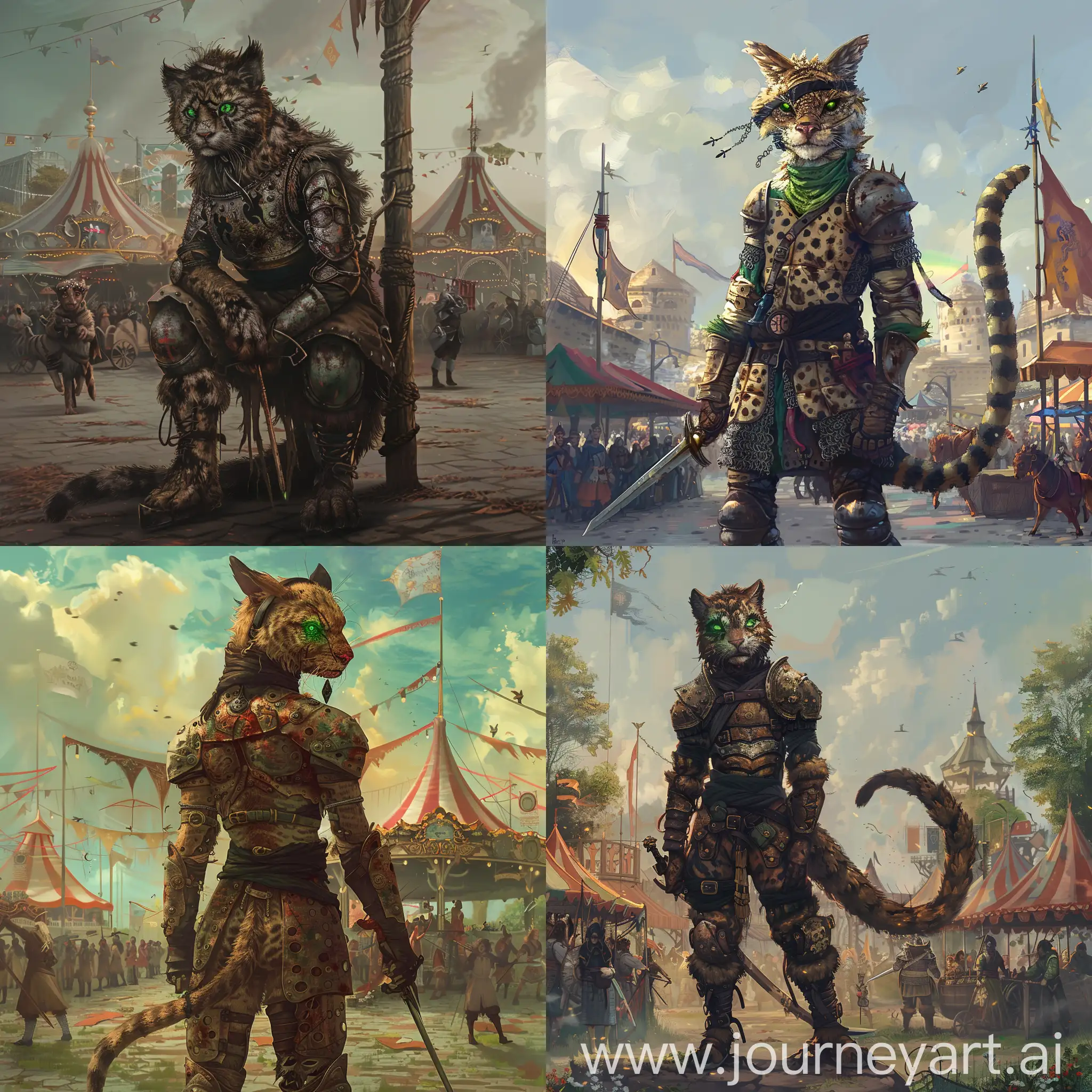 Medieval-Fantasy-Fair-Mysterious-Figure-with-Fur-Tail-and-Rapier