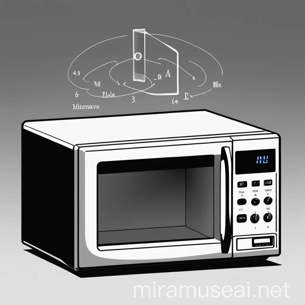 Interference in Einsteins Gate Black and White Microwave