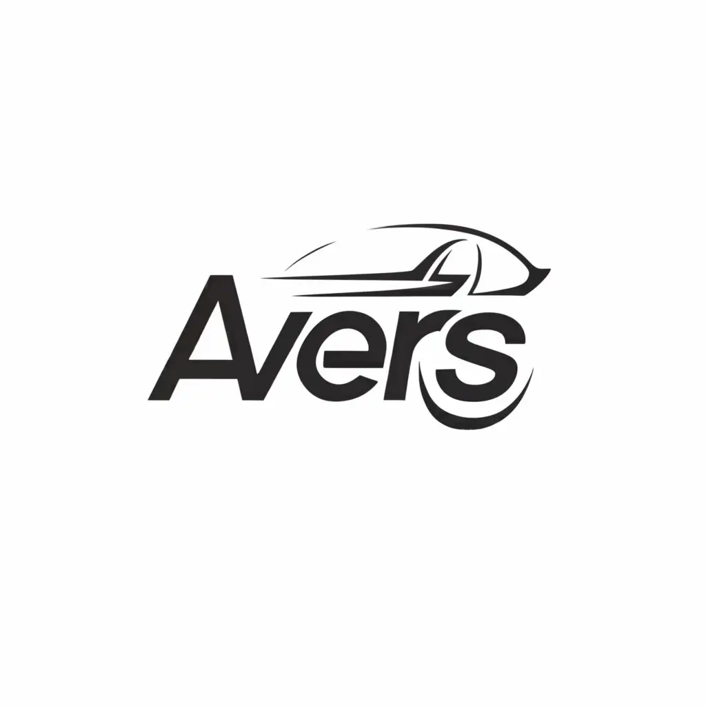 a logo design,with the text "AVERS", main symbol:car,Минималистичный,be used in Другие industry,clear background