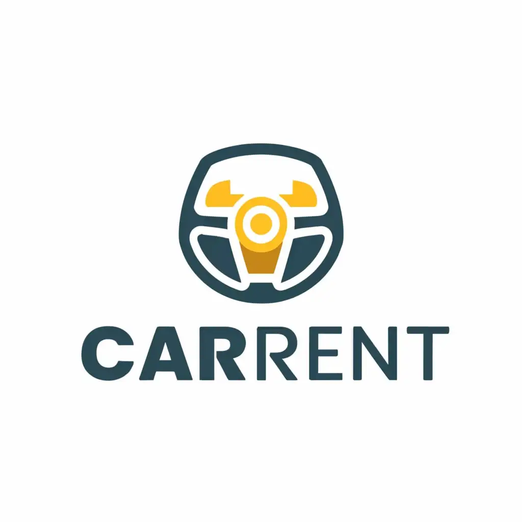 a logo design,with the text "CarRent", main symbol:Car Rental,Moderate,clear background