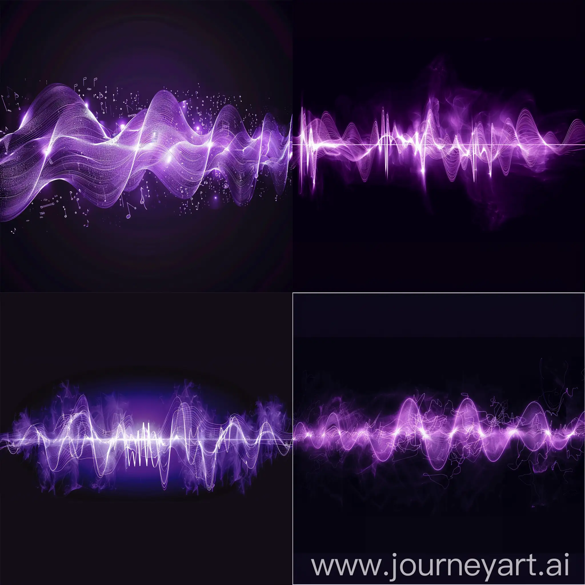 Vibrant-Purple-Musical-Sound-Wave