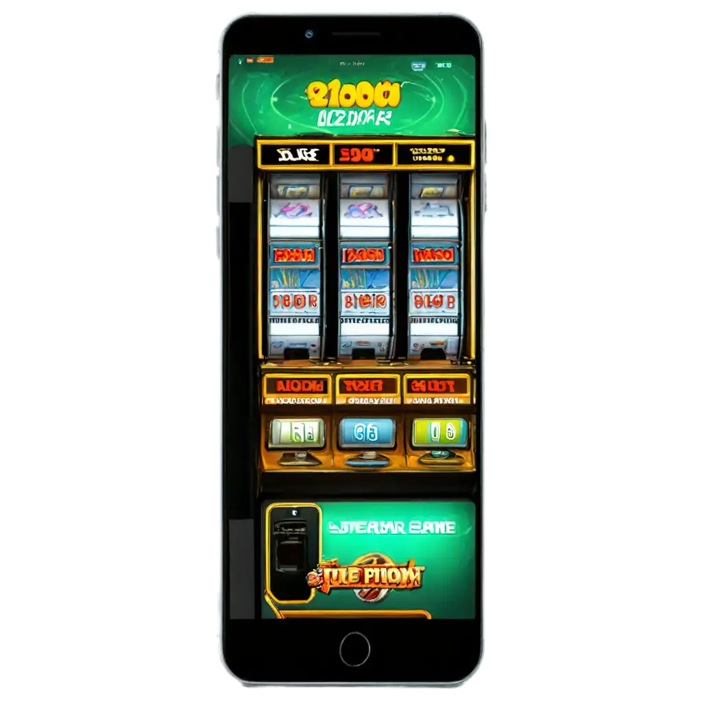 slot game interfase for smartphone