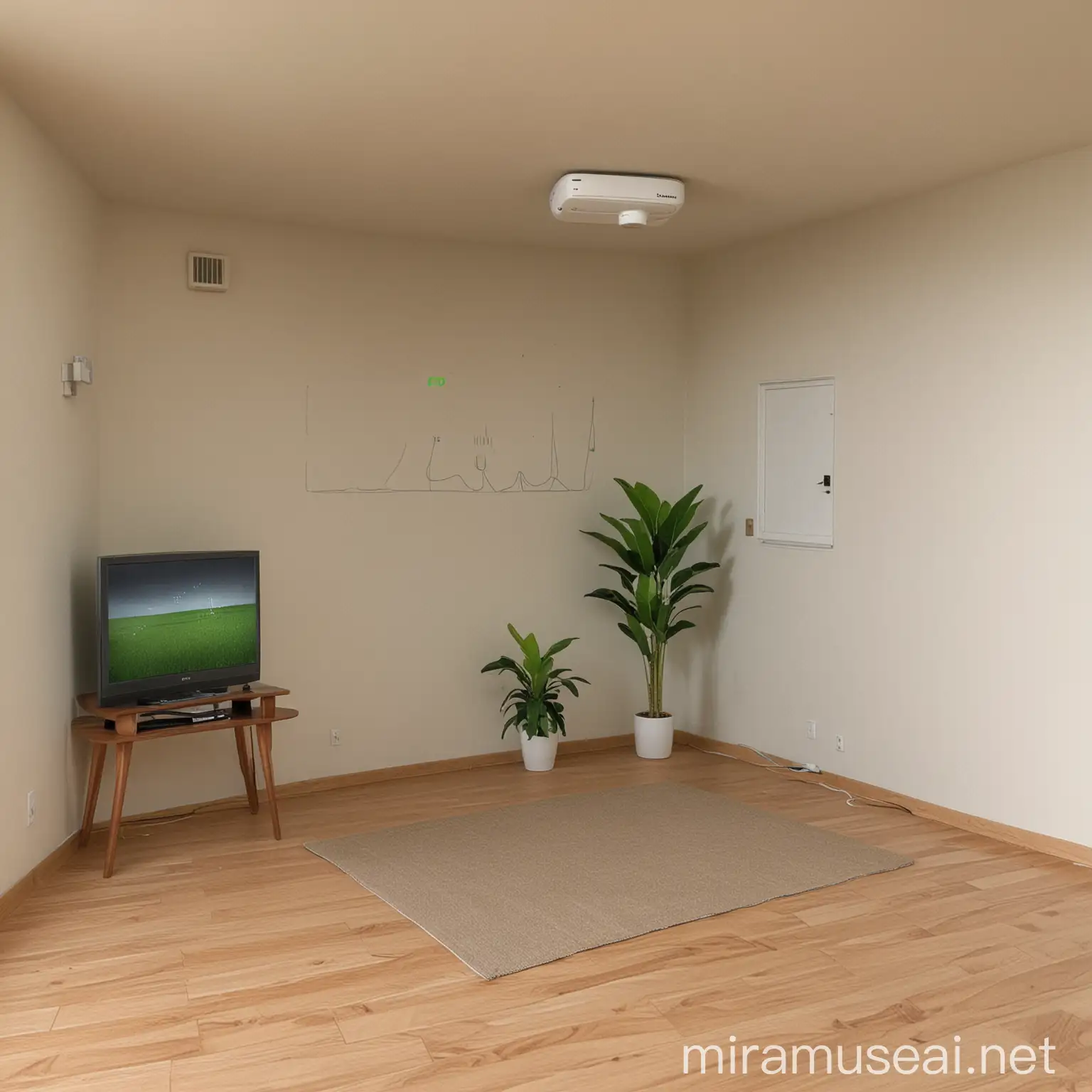 Modern Living Room Monitoring with MMWV Radar Sensor