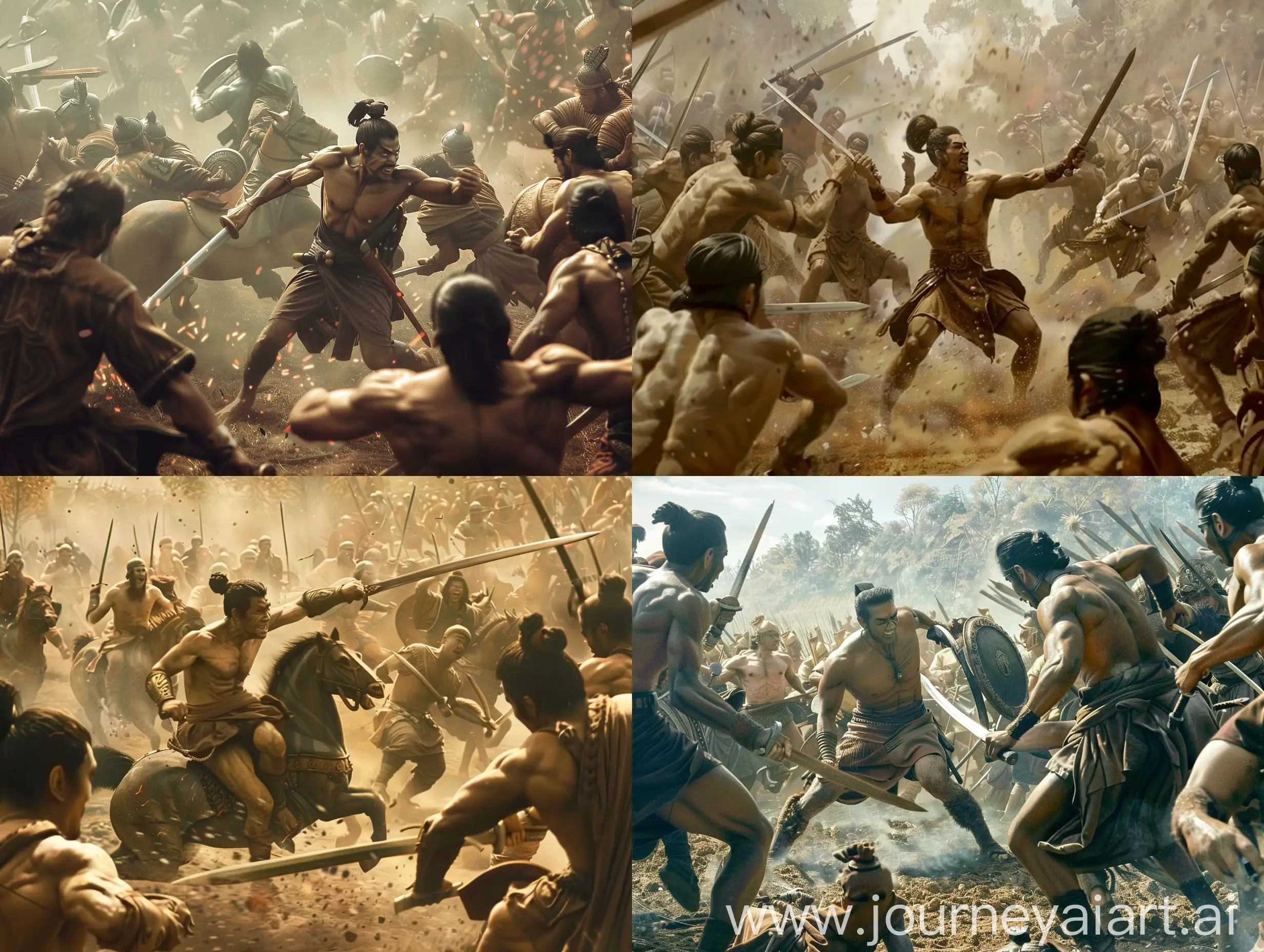 Epic-Battle-Padjajaran-vs-Majapahit-Warriors-Clash-at-Bubat-Field