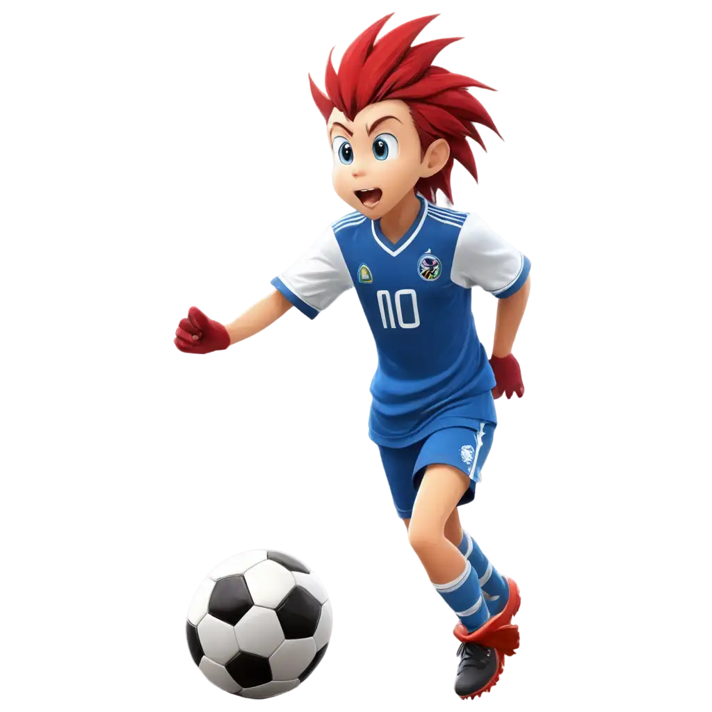 a anime rooster soccer