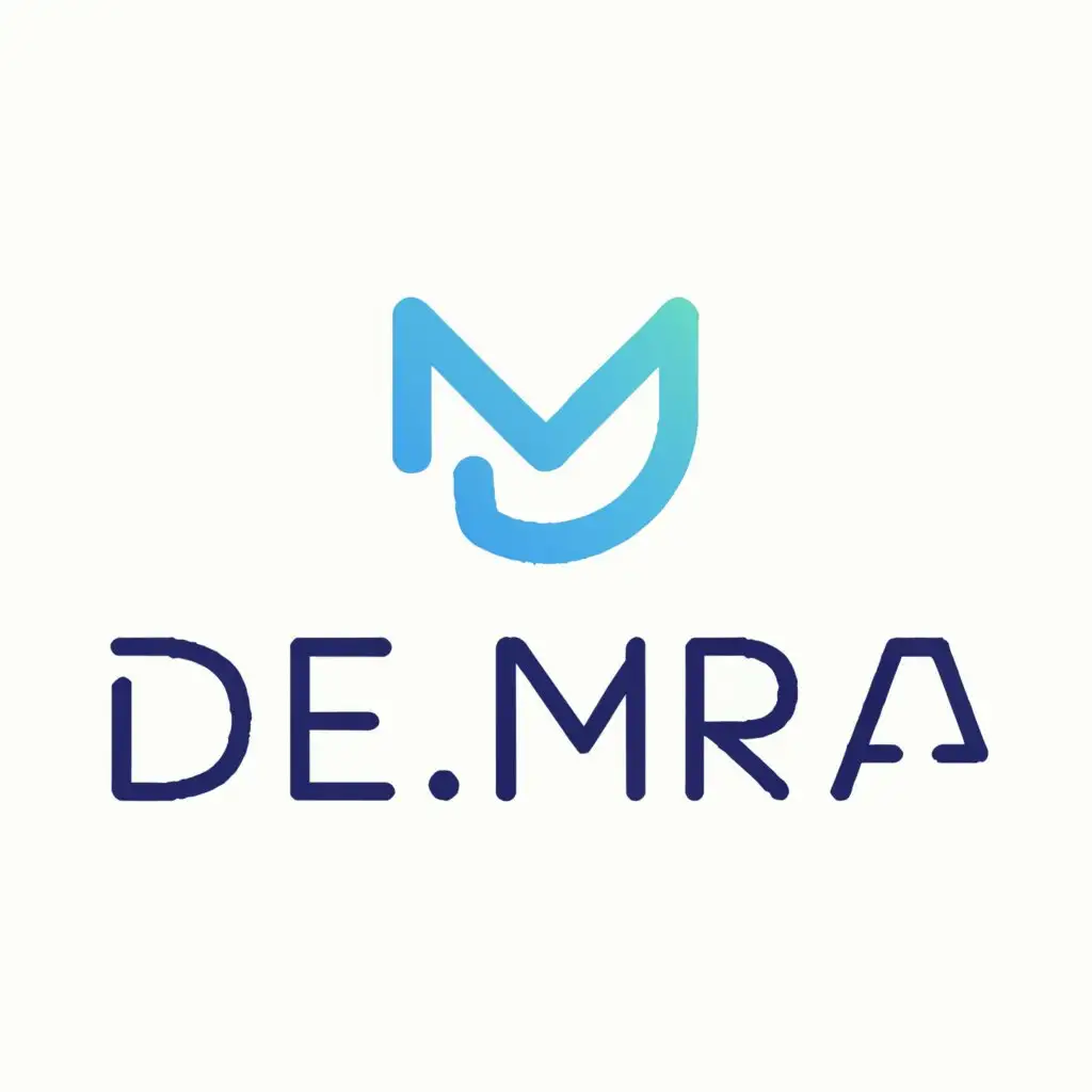 a logo design,with the text "Derma", main symbol:email,Moderate,be used in Nonprofit industry,clear background