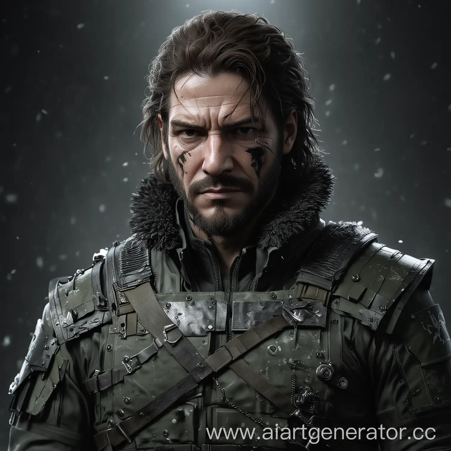 Huey Emmerich(game metal gear solid) and Jon Snow(serial game of thrones)