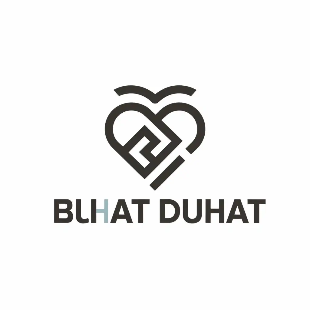 LOGO-Design-For-Buhat-Duhat-Minimalistic-Heart-Symbol-for-Versatile-Use