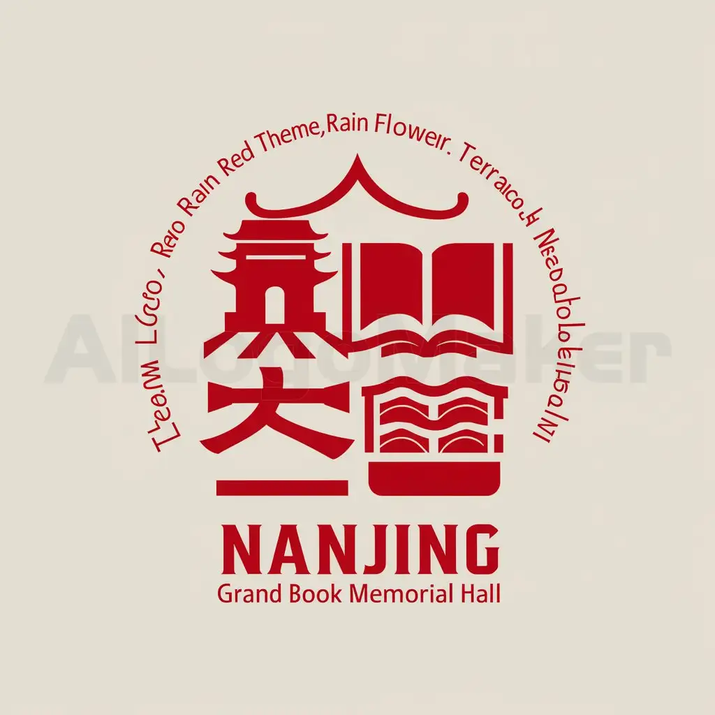 LOGO-Design-For-Nanjing-Red-Gene-Symbolizing-Yuhuatai-and-Grand-Book-Memorial-Hall-with-a-Moderate-Red-Theme