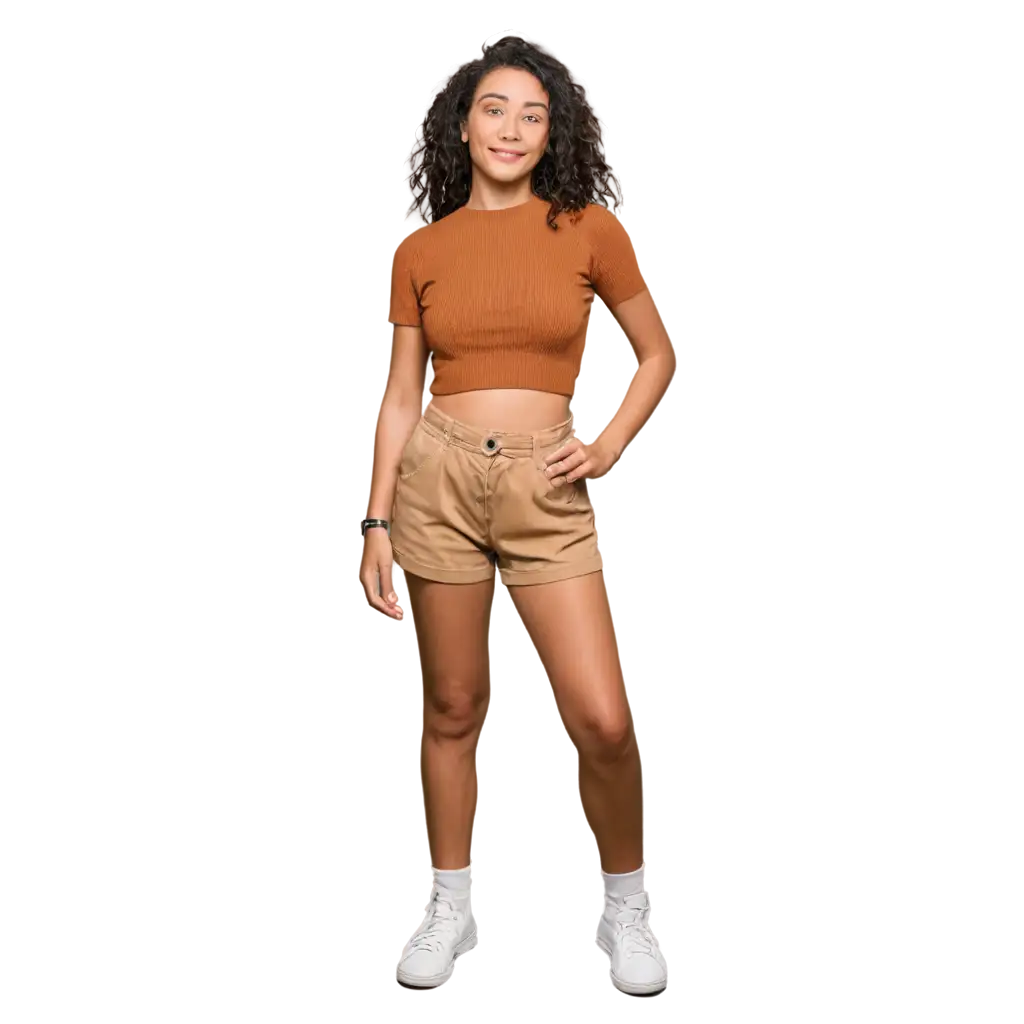 Authentic-Diverse-Inclusive-Gen-Z-Female-in-Comfortable-Outfit-PNG-Image