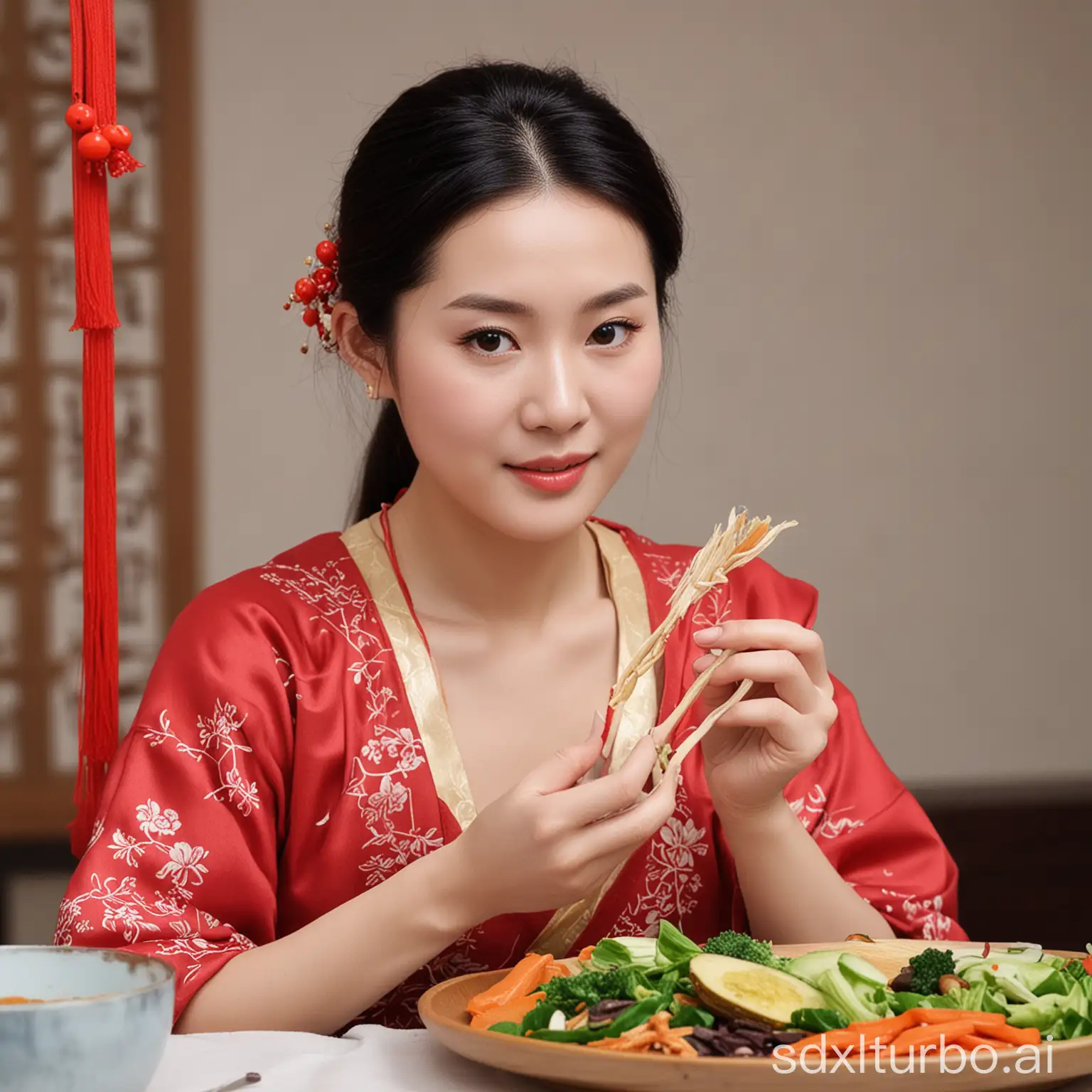 Chinese-Women-Embracing-Healthy-Diet-and-Beauty