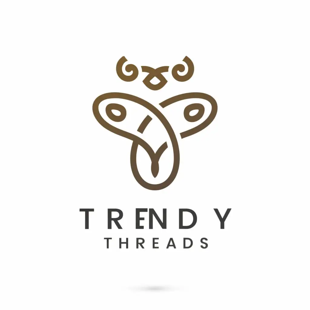 a logo design,with the text "Trendy Threads", main symbol:Trendy,complex,be used in Beauty Spa industry,clear background