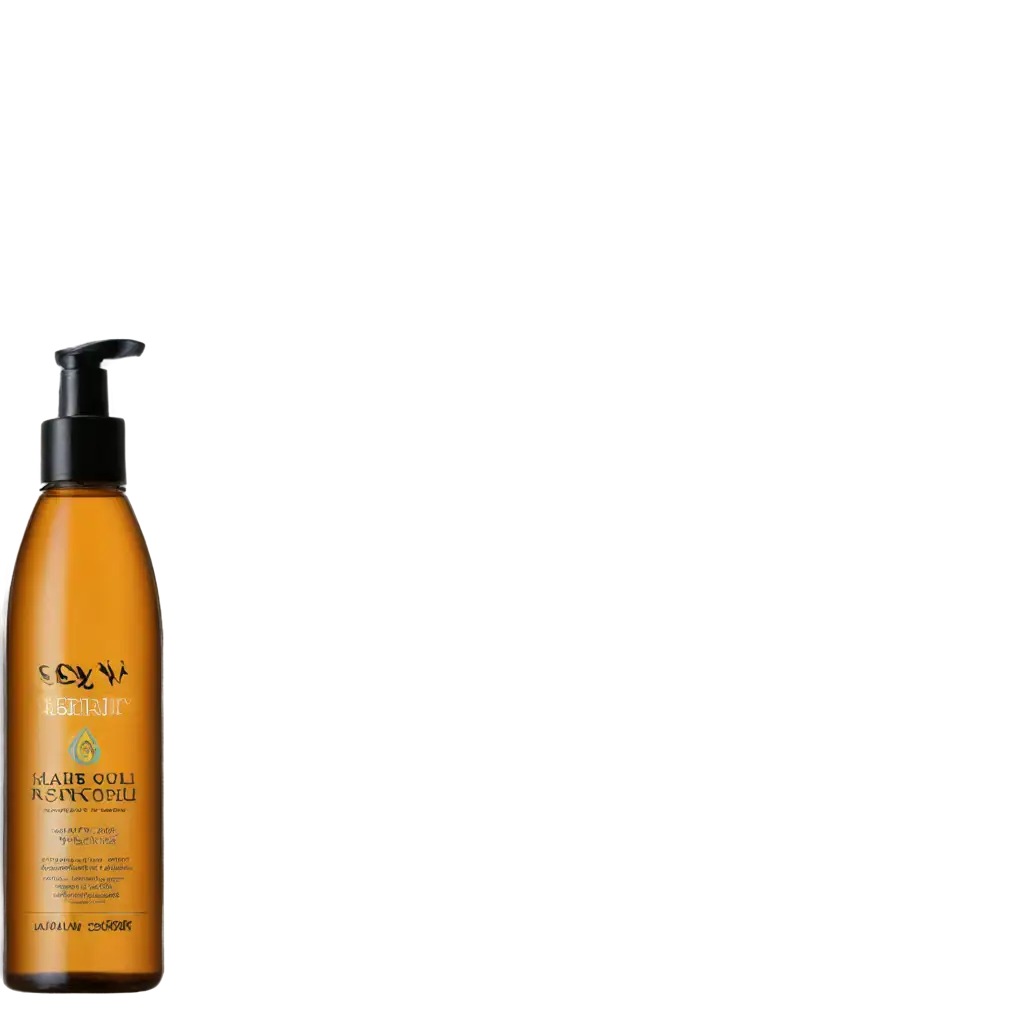 create a hair oil bottel that is natural 

