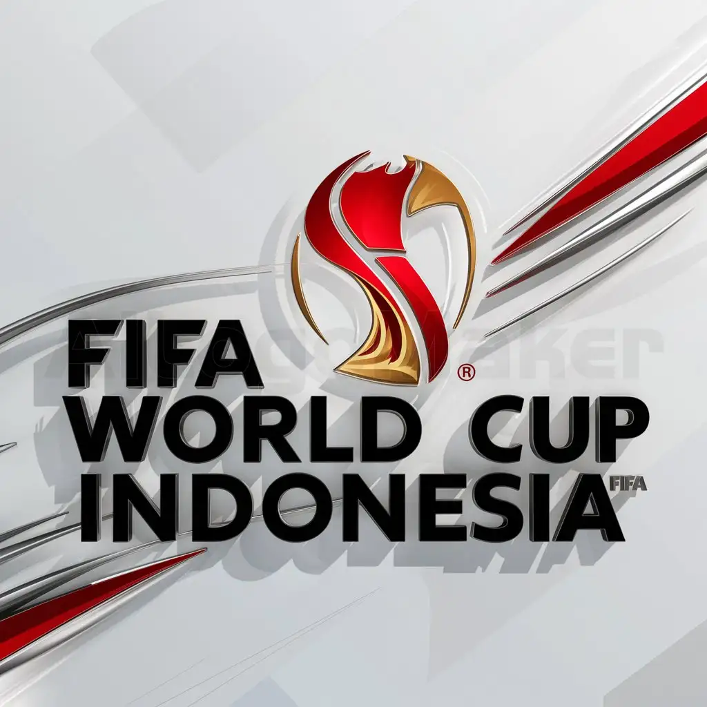 a logo design,with the text "fifa world cup indonesia", main symbol:indonesia island,Moderate,clear background