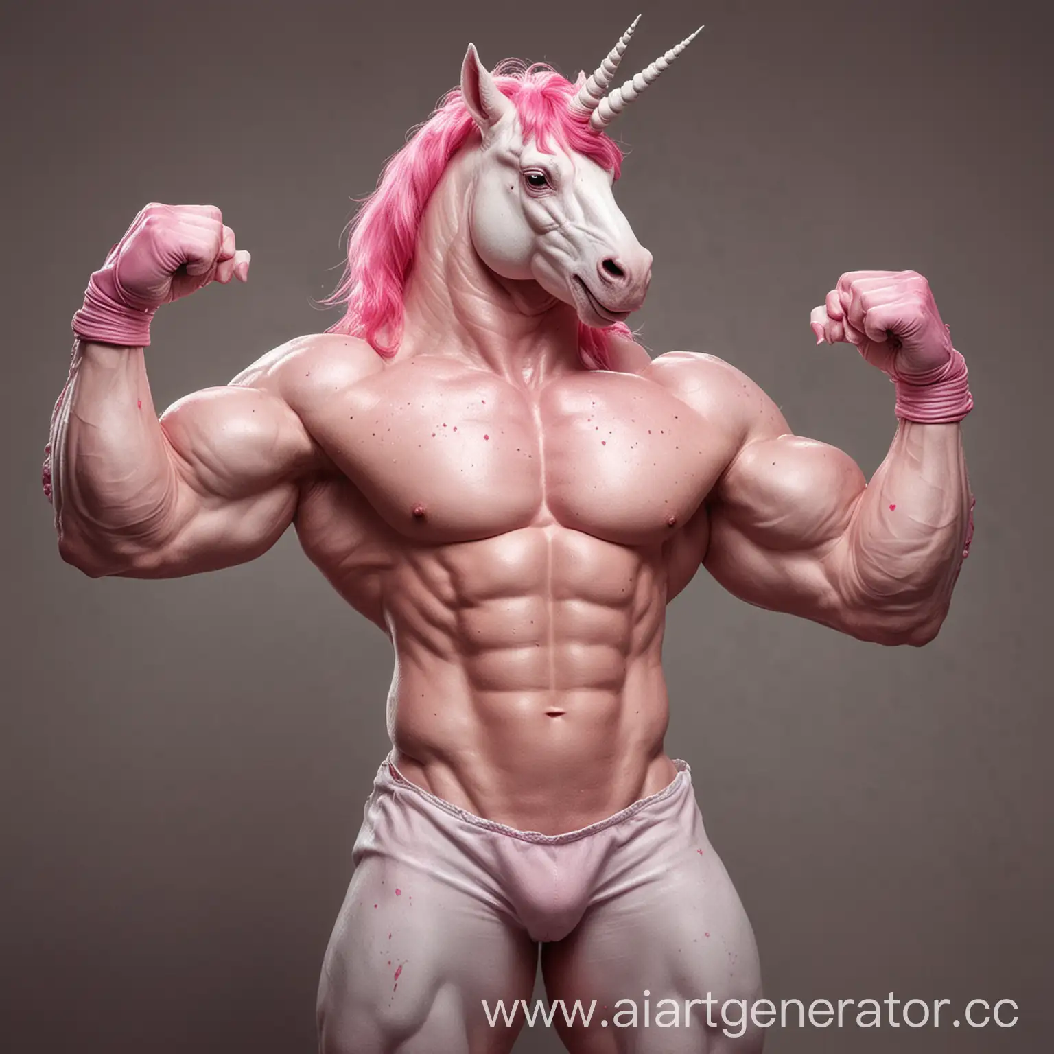 Majestic-Unicorn-Bodybuilder-with-Pink-Mane-and-Muscular-Physique