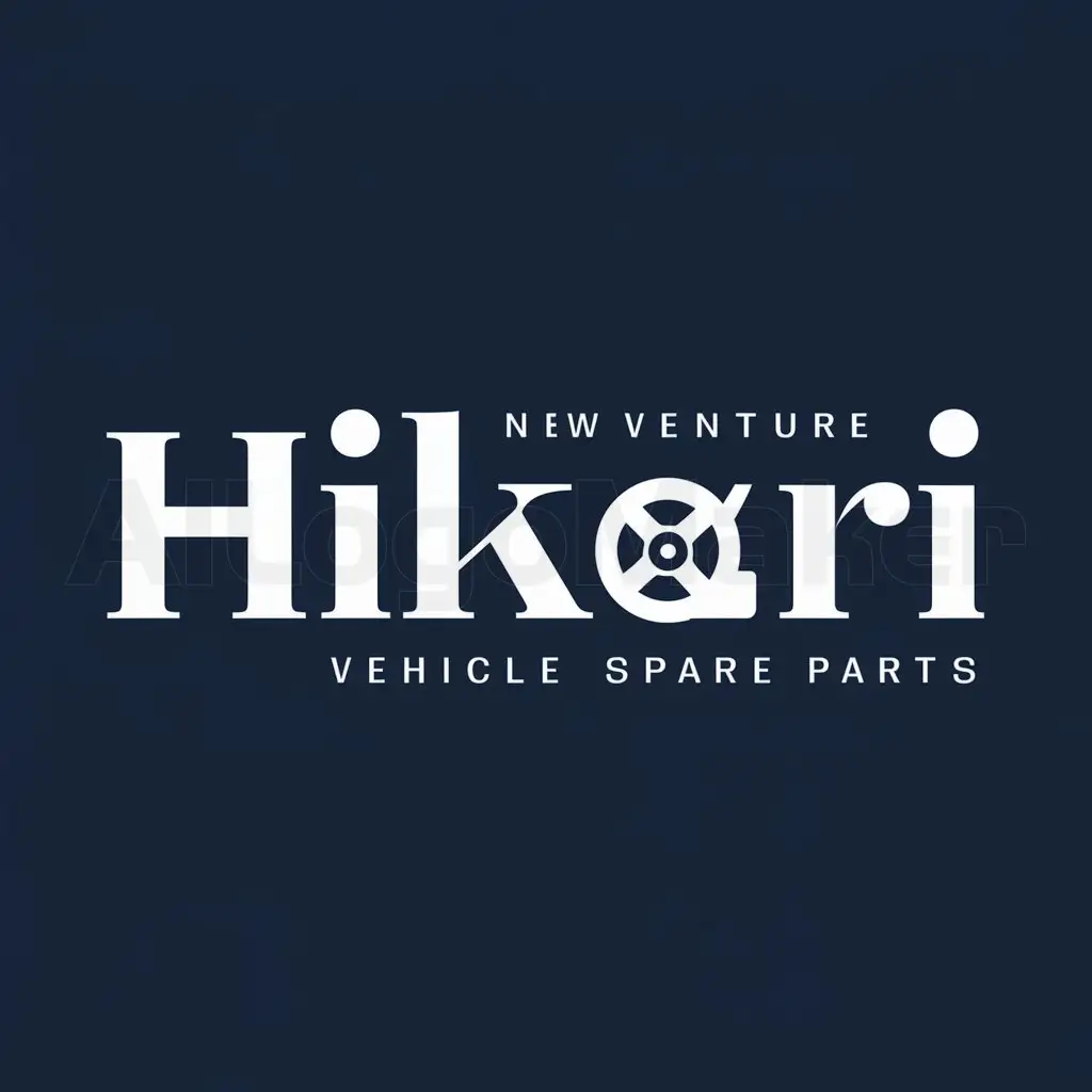 a logo design,with the text "Hikari", main symbol:I'm setting up a new venture named 'Hikari'. Our business is dealing primarily with vehicle spare parts. I'm seeking an innovative and unique logo that will capture the essence of our company.
- Your design is not bounded by specific colors, icon or themes.
- Creativity, originality, and suitability for our business are the key factors.
- Prior experience in logo design is a plus.
- Prospects should be able to deliver designs in various formats suitable for digital and print.
- Understanding of branding is desirable.
Key Requirements:
- Color: The logo should predominantly feature the color blue. It should be a sleek and professional shade.
- Style: The logo should be designed in a modern style. It should not be overly complicated or cluttered, but rather clean and appealing to a wide audience.
- Composition: The logo should be a combination of both text and icon. The design should be well-balanced, with the text and the icon complementing each other seamlessly.

Ideal Skills and Experience:
- Experience in logo design, especially for businesses targeting a modern and professional audience.
- Strong color theory knowledge, with an understanding of how to use blue in a way that conveys professionalism and trustworthiness.
- Ability to create a harmonious design that balances text and icon elements effectively.

I'm looking for a freelancer who can bring a unique and creative perspective to this project, while adhering to the specific guidelines provided.
Supported Submission File Types,Moderate,clear background