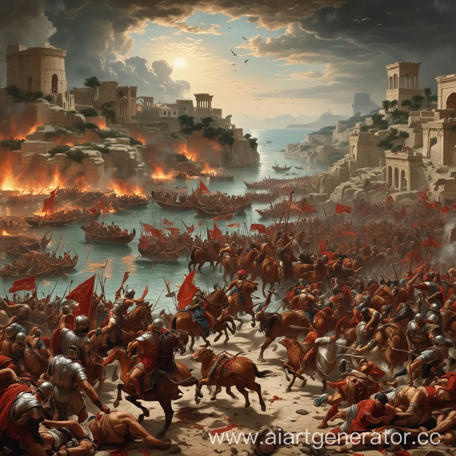 Dramatic-Illustration-of-The-Fall-of-Carthage