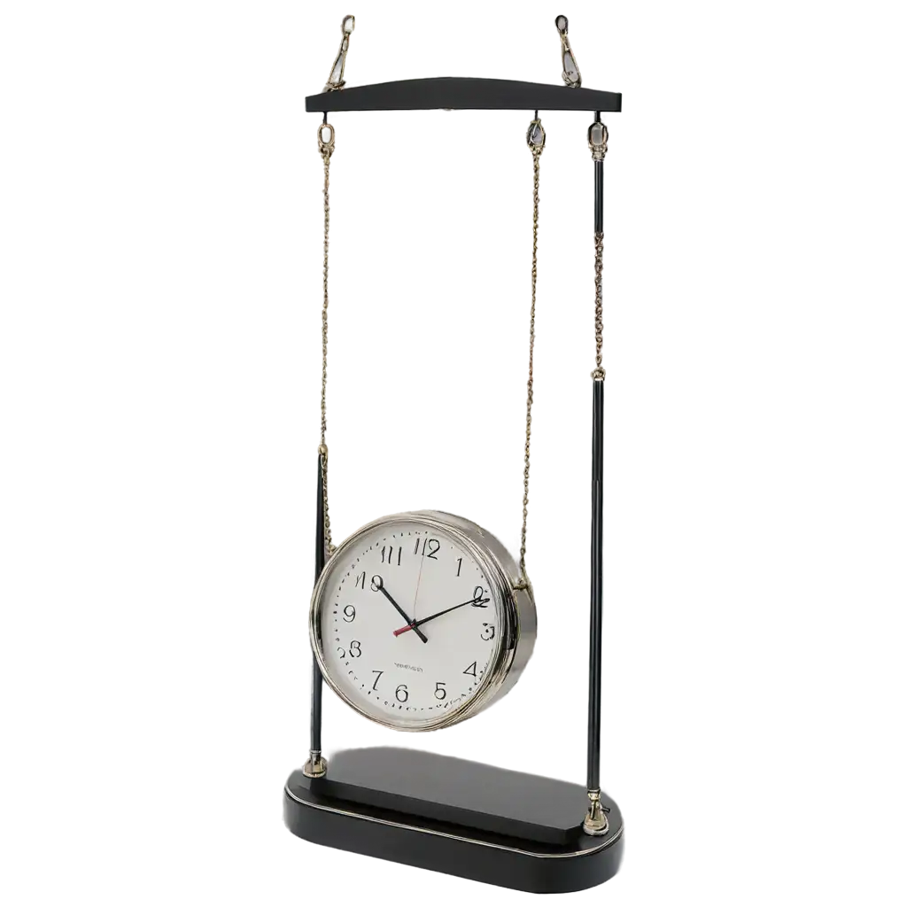 Exquisite-PNG-Image-of-a-Swing-Clock-Captivating-Digital-Art