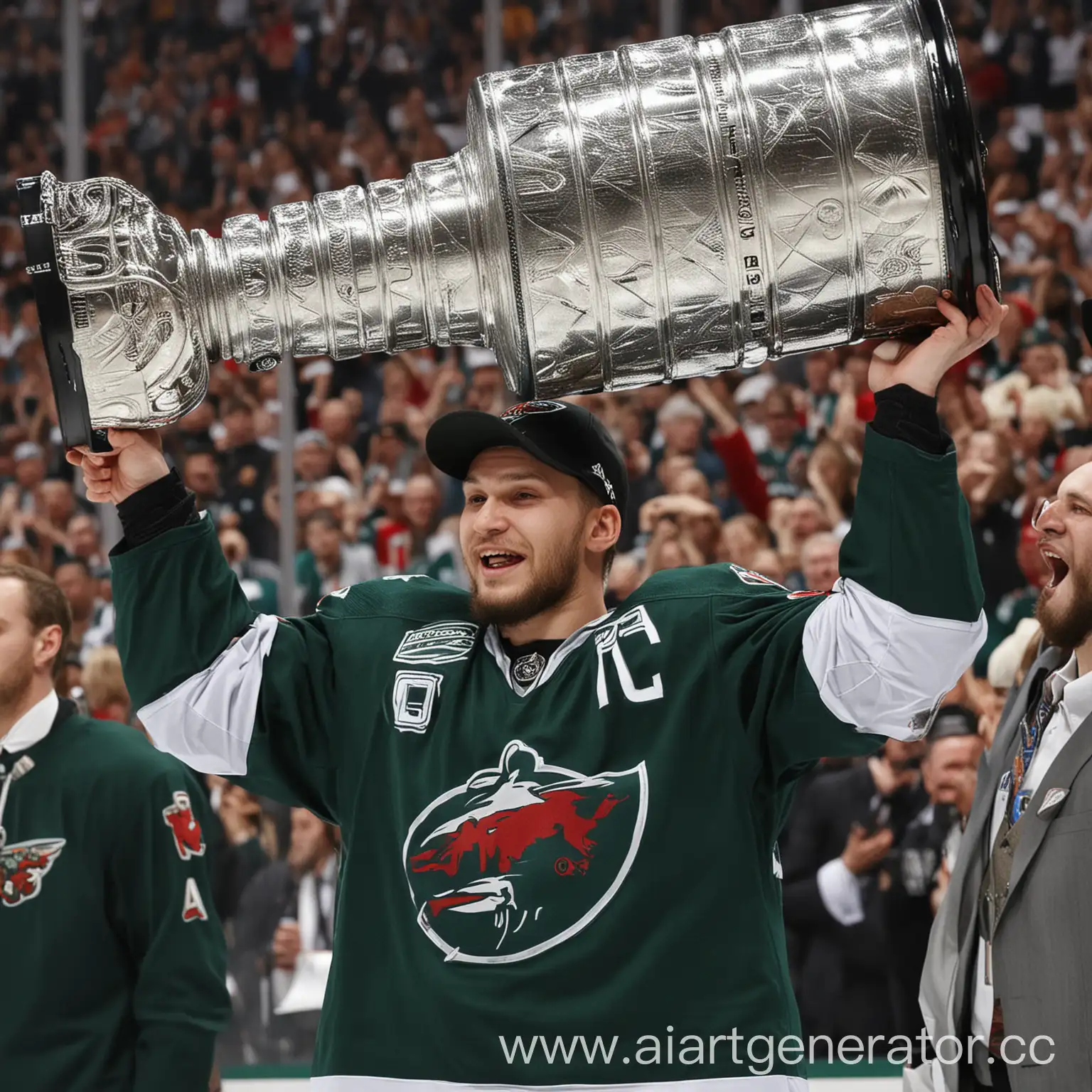 Kirill-Kaprizov-of-Minnesota-Wild-Triumphs-with-Stanley-Cup