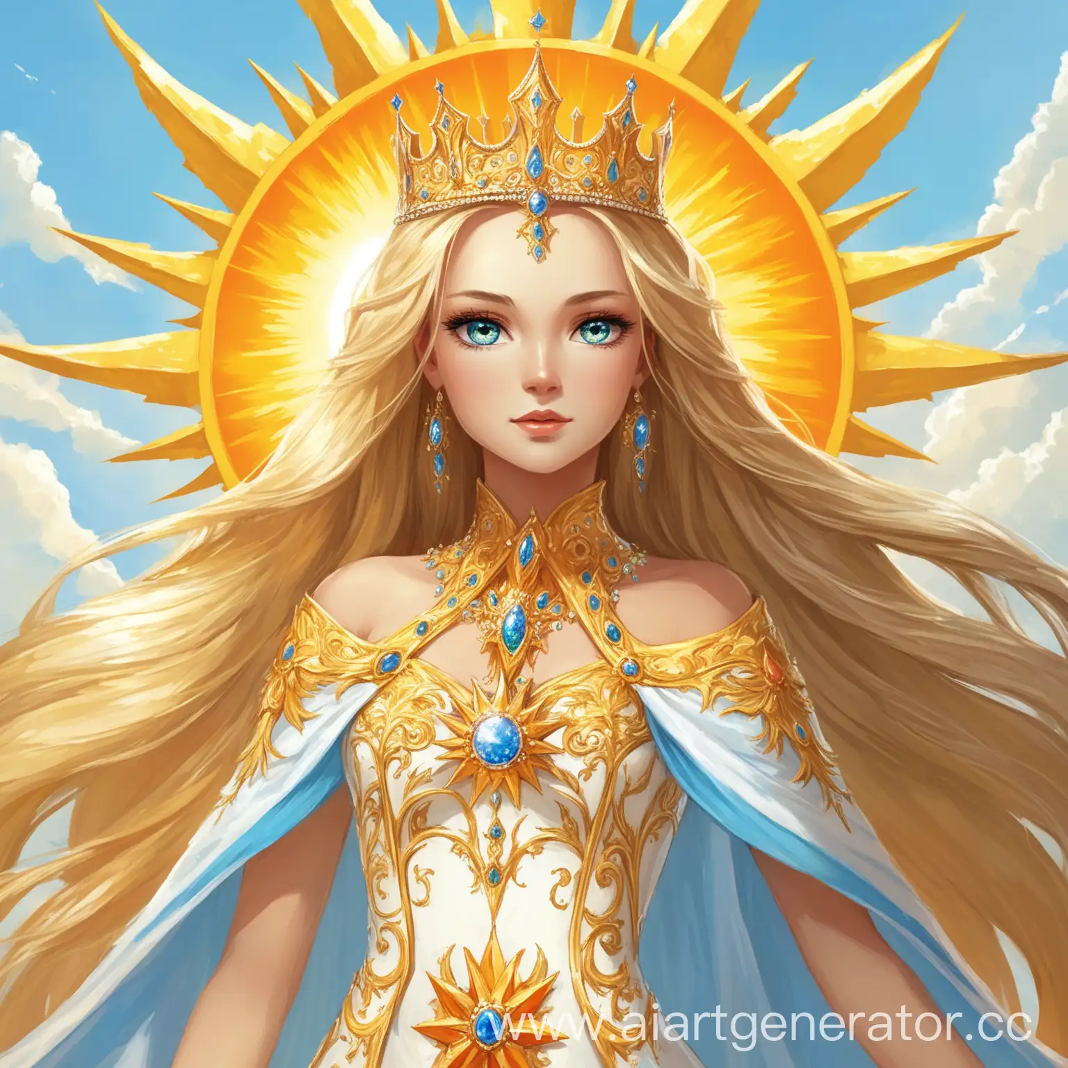 В далеком царстве, не так далеком государстве, жила-была красавица царевна Устинья. Не простая она была царевна, а со светлыми волосами, как солнце, и глазами цвета летнего неба.