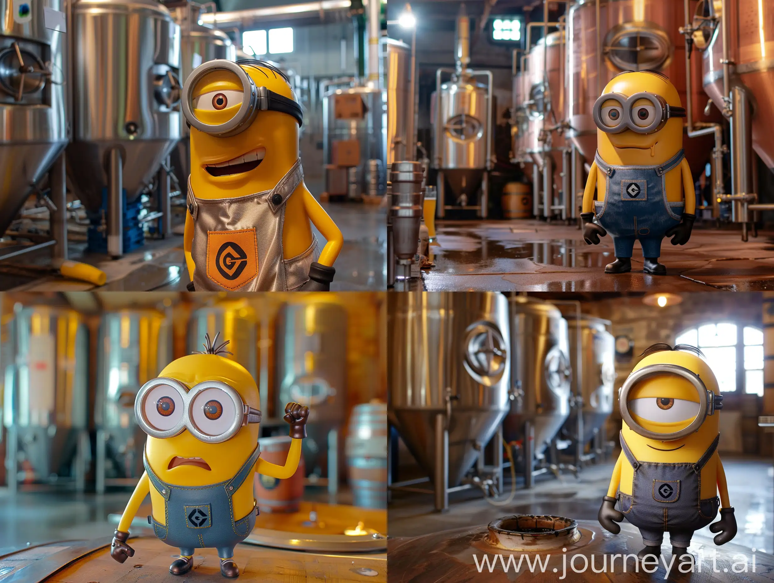Very strong minion at the brewery