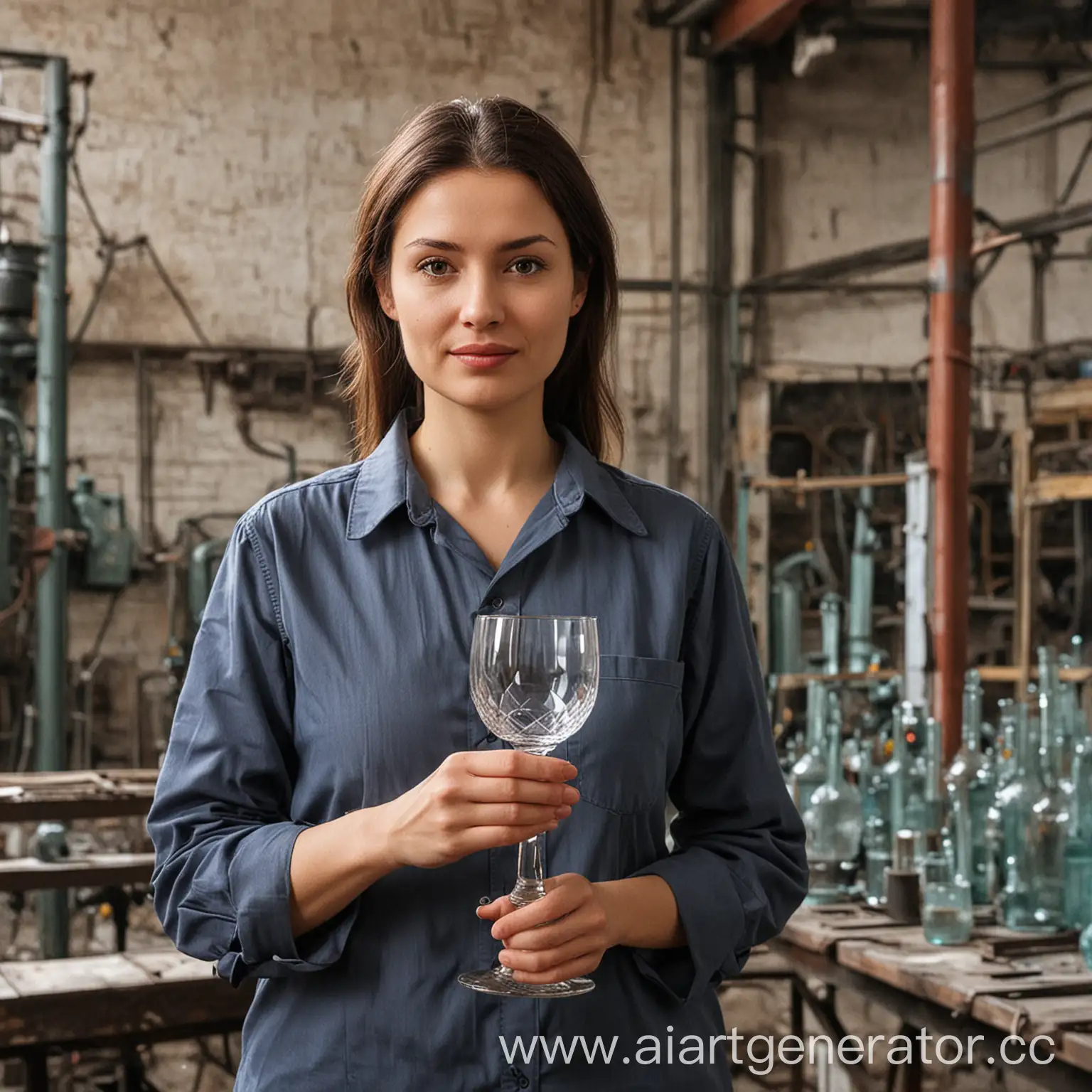 Skilled-Woman-Controlling-Glass-Production-with-a-Goblet