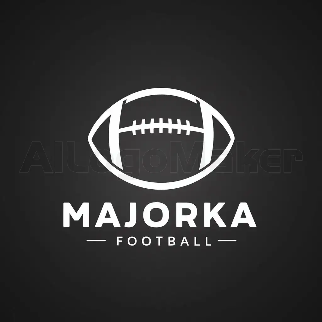 LOGO-Design-For-MajorkaFootball-Football-Theme-with-Clear-Background
