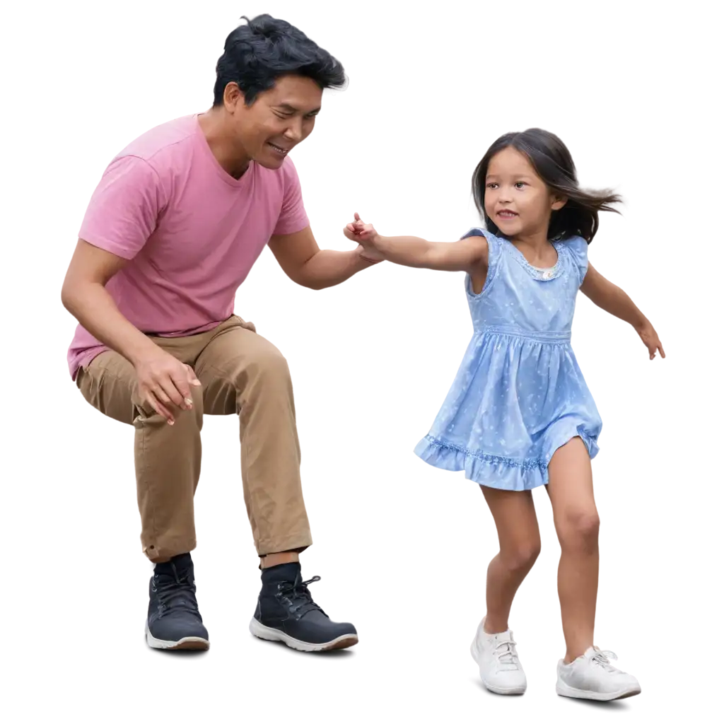 Hyper-Realistic-PNG-Image-Father-Playing-with-Little-Girl-in-Indonesia