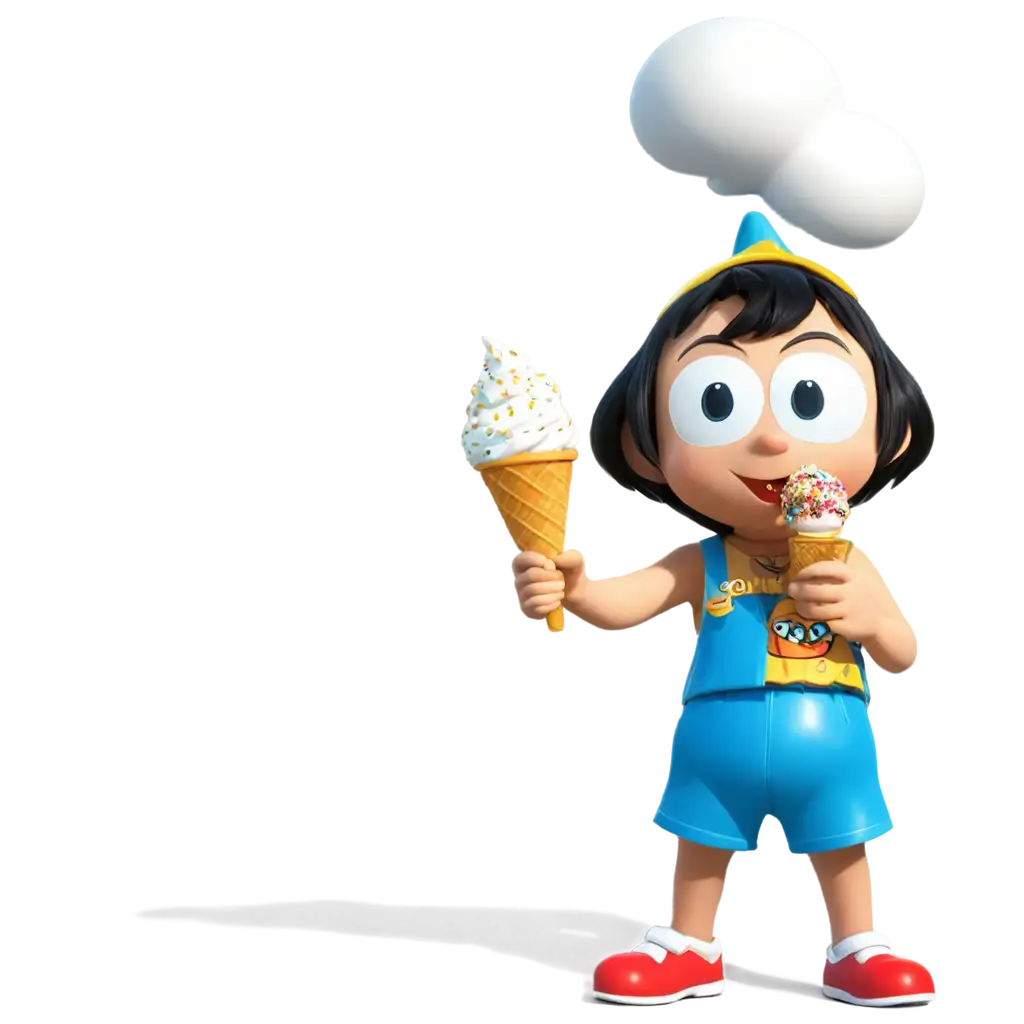 Doraemon-Eating-Ice-Cream-Delightful-PNG-Image-Capturing-the-Whimsical-Moment