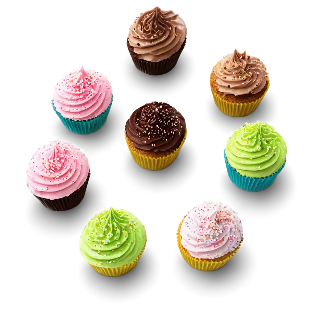 Exquisite-PNG-Cupcake-Collection-Indulge-in-Delectable-Delights